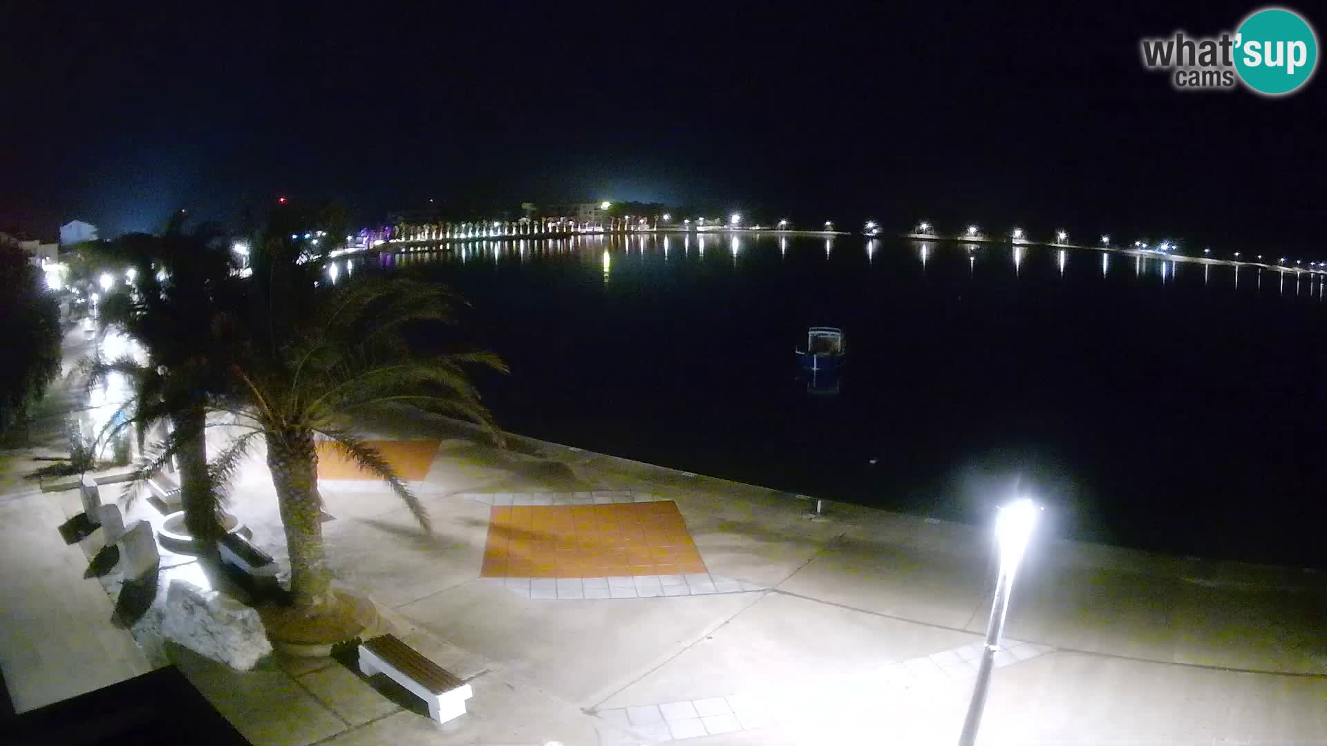 Seaside promenade in Novalja