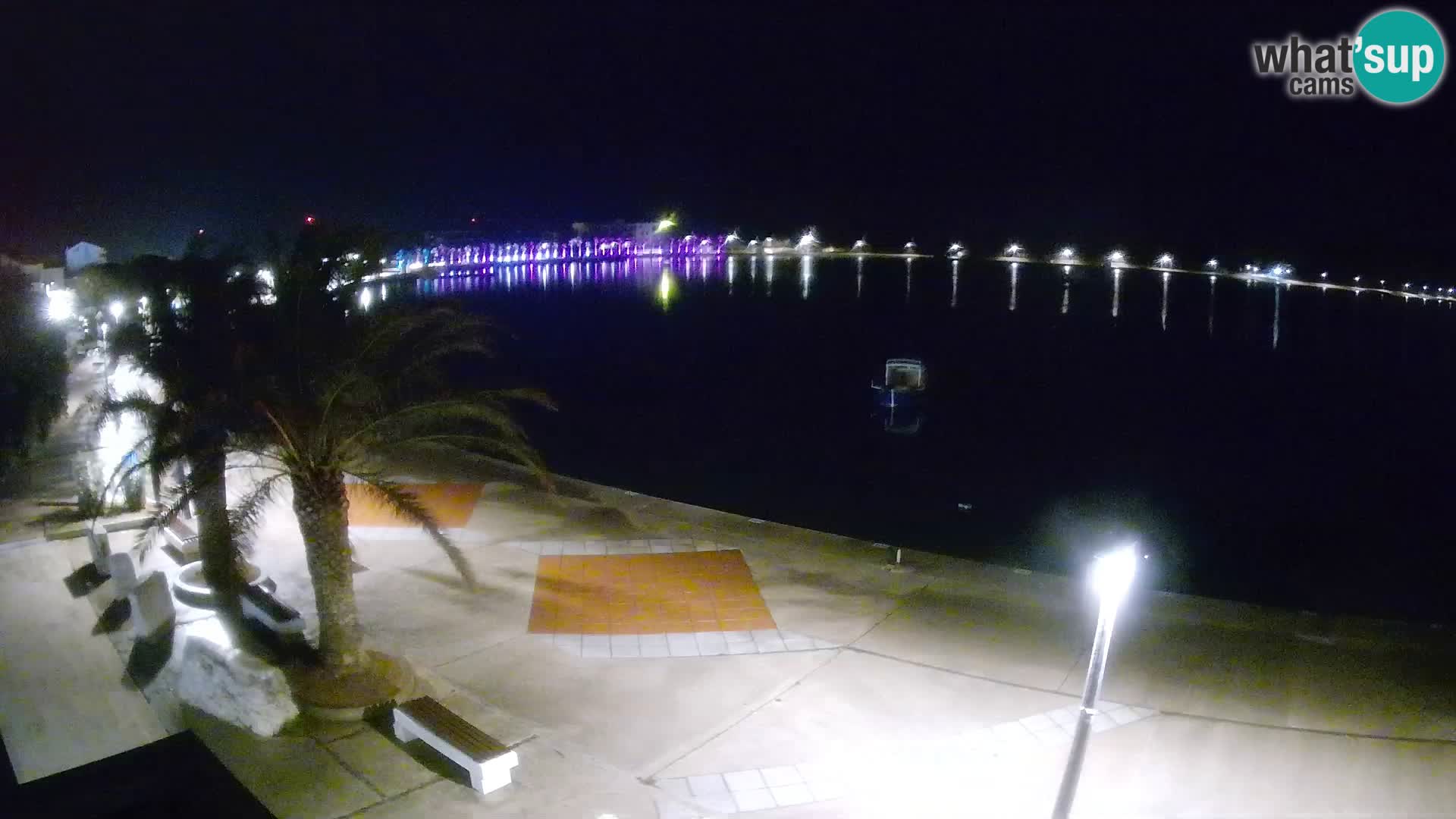 Seaside promenade in Novalja