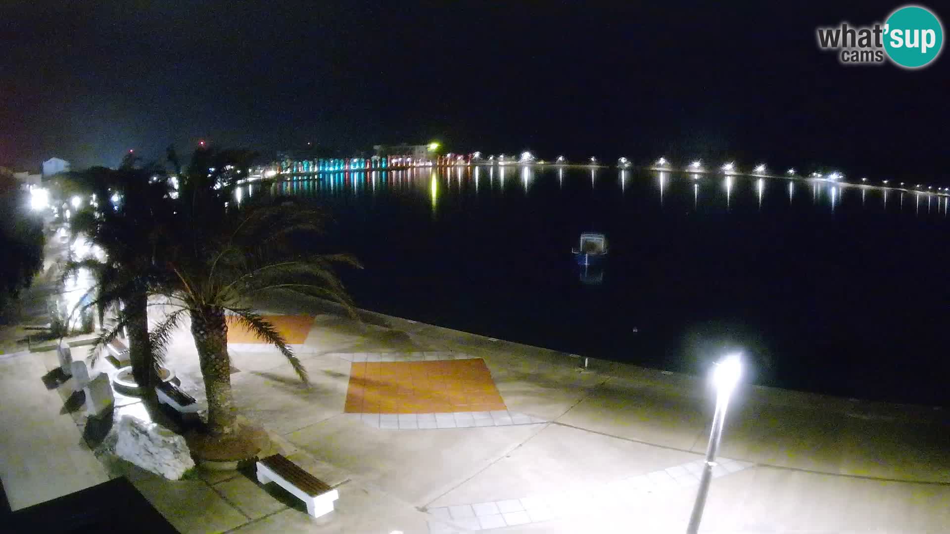 Seaside promenade in Novalja