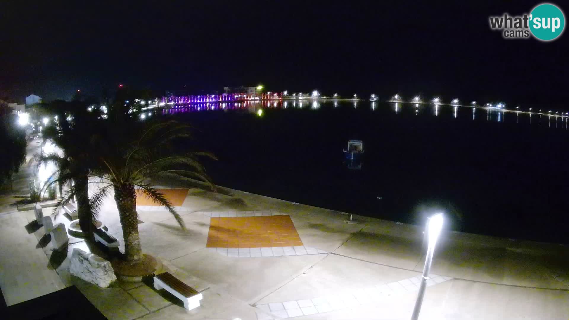 Seaside promenade in Novalja