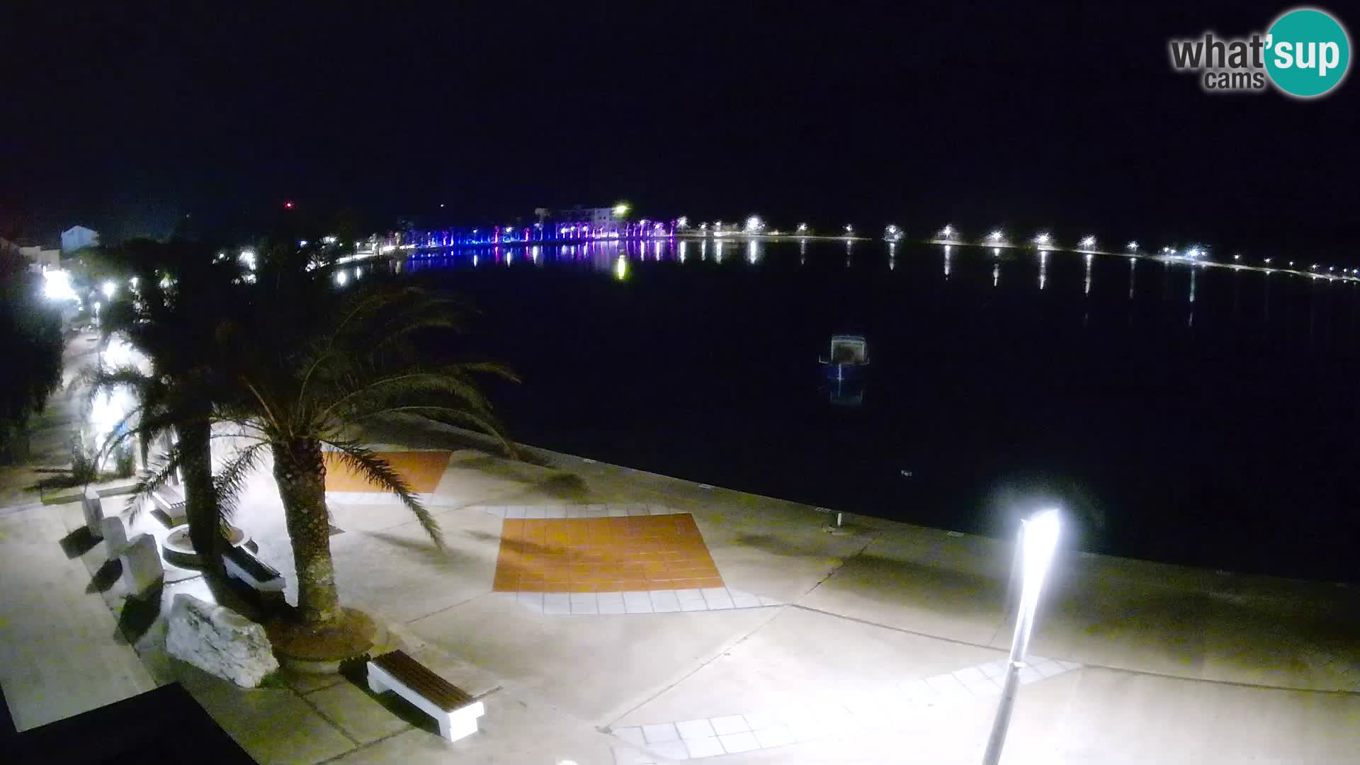 Seaside promenade in Novalja