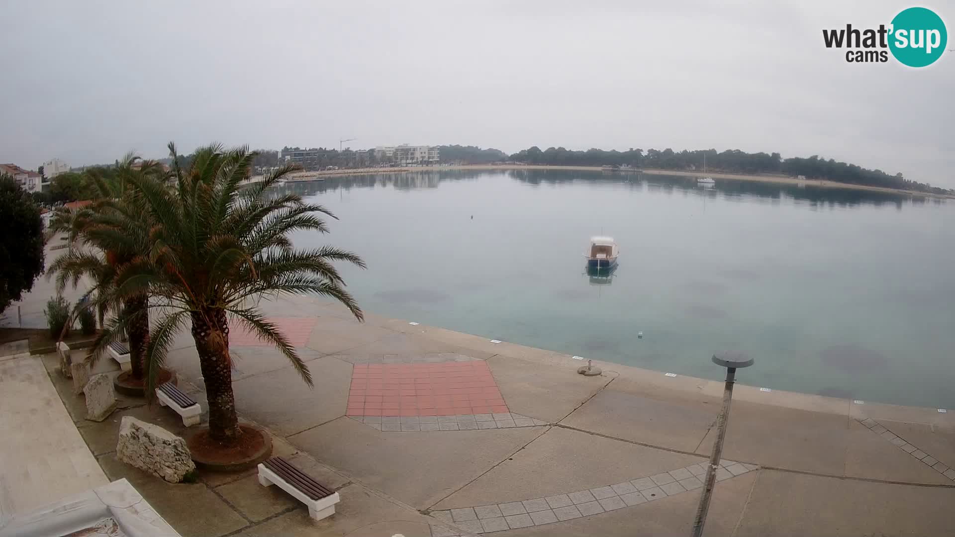 Seaside promenade in Novalja