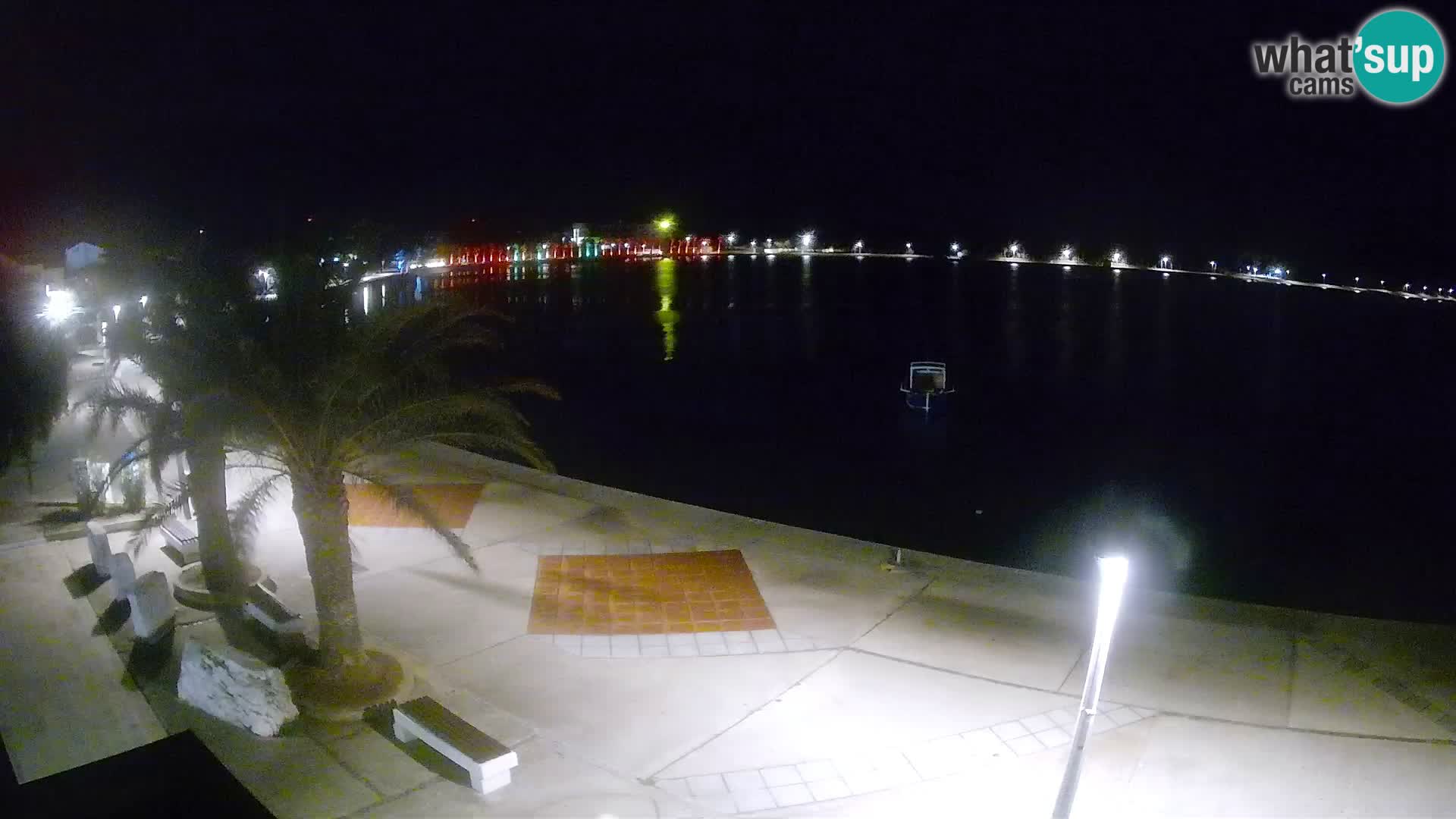 Seaside promenade in Novalja