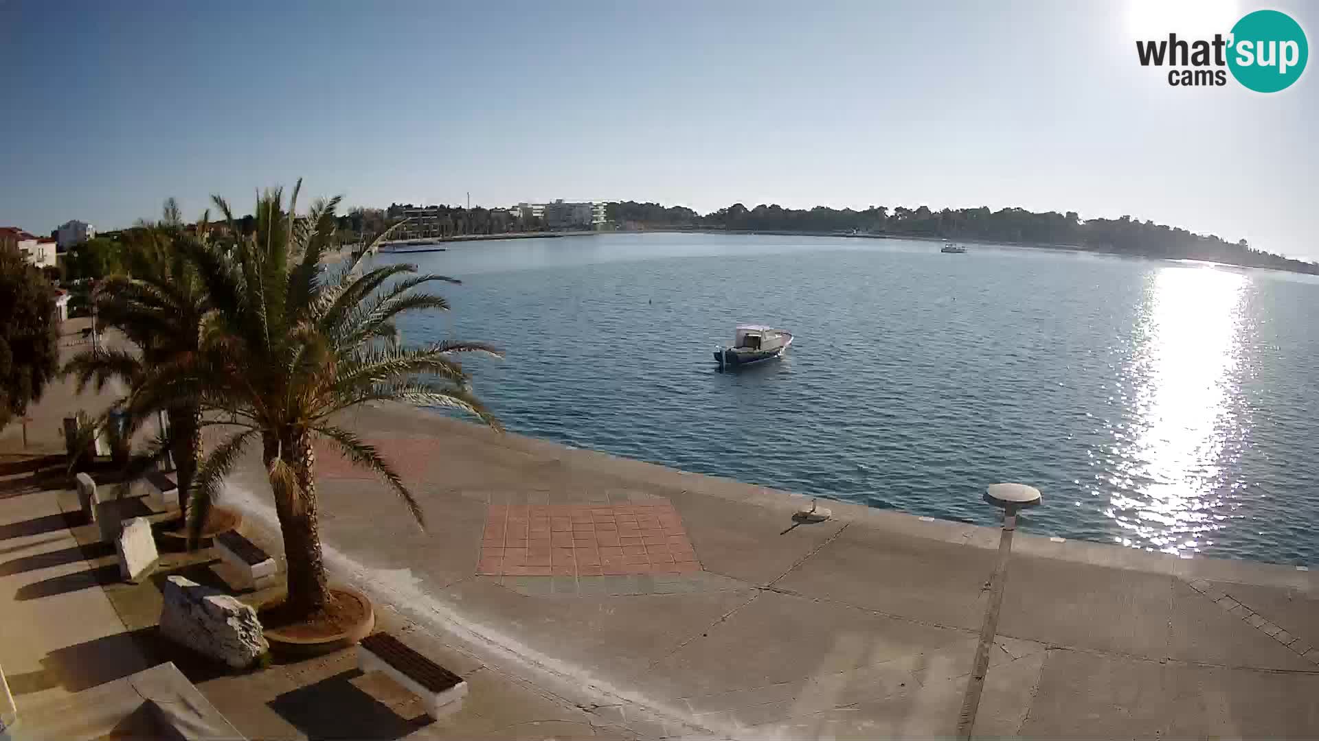 Seaside promenade in Novalja