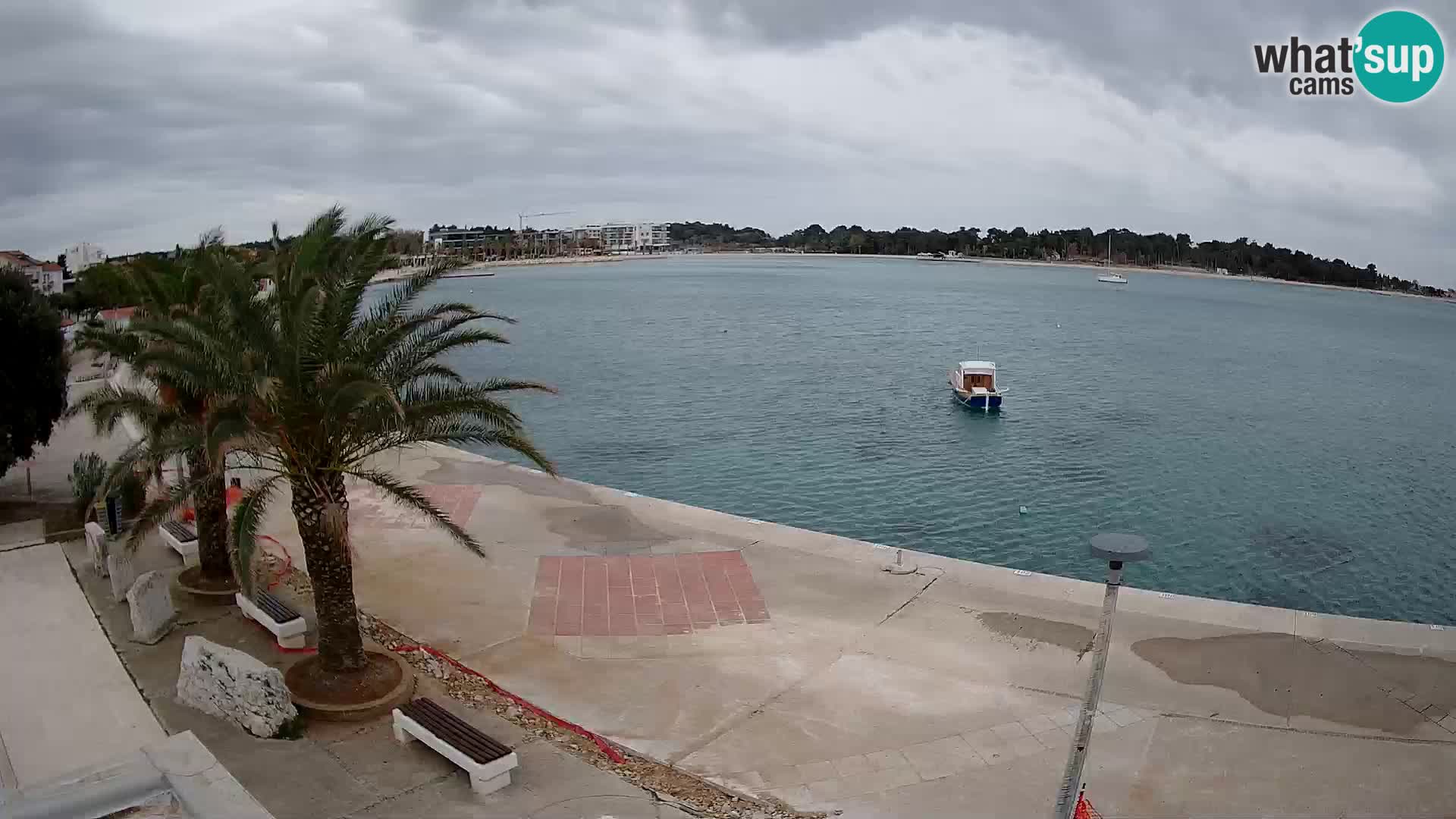 Seaside promenade in Novalja