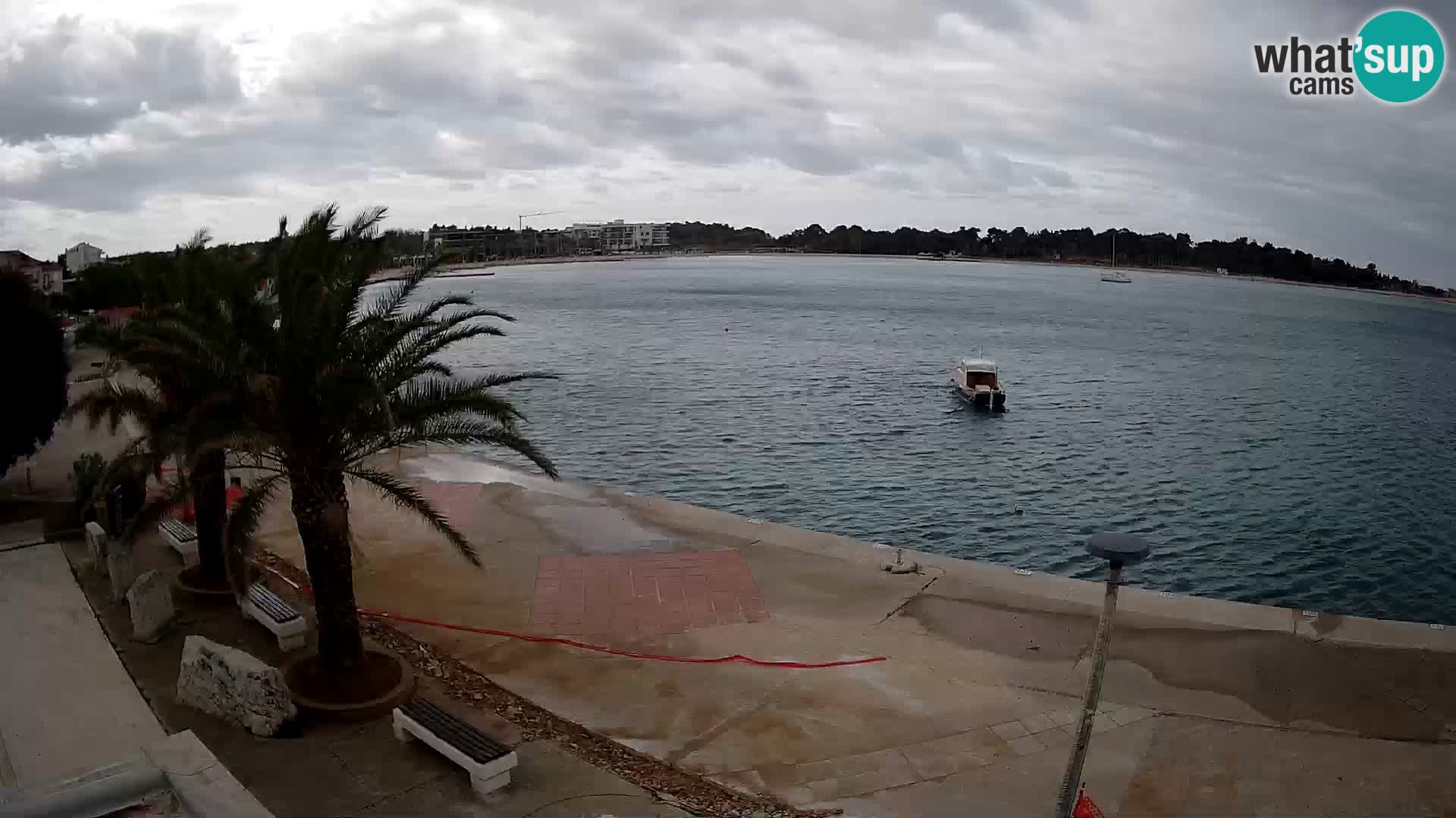 Seaside promenade in Novalja