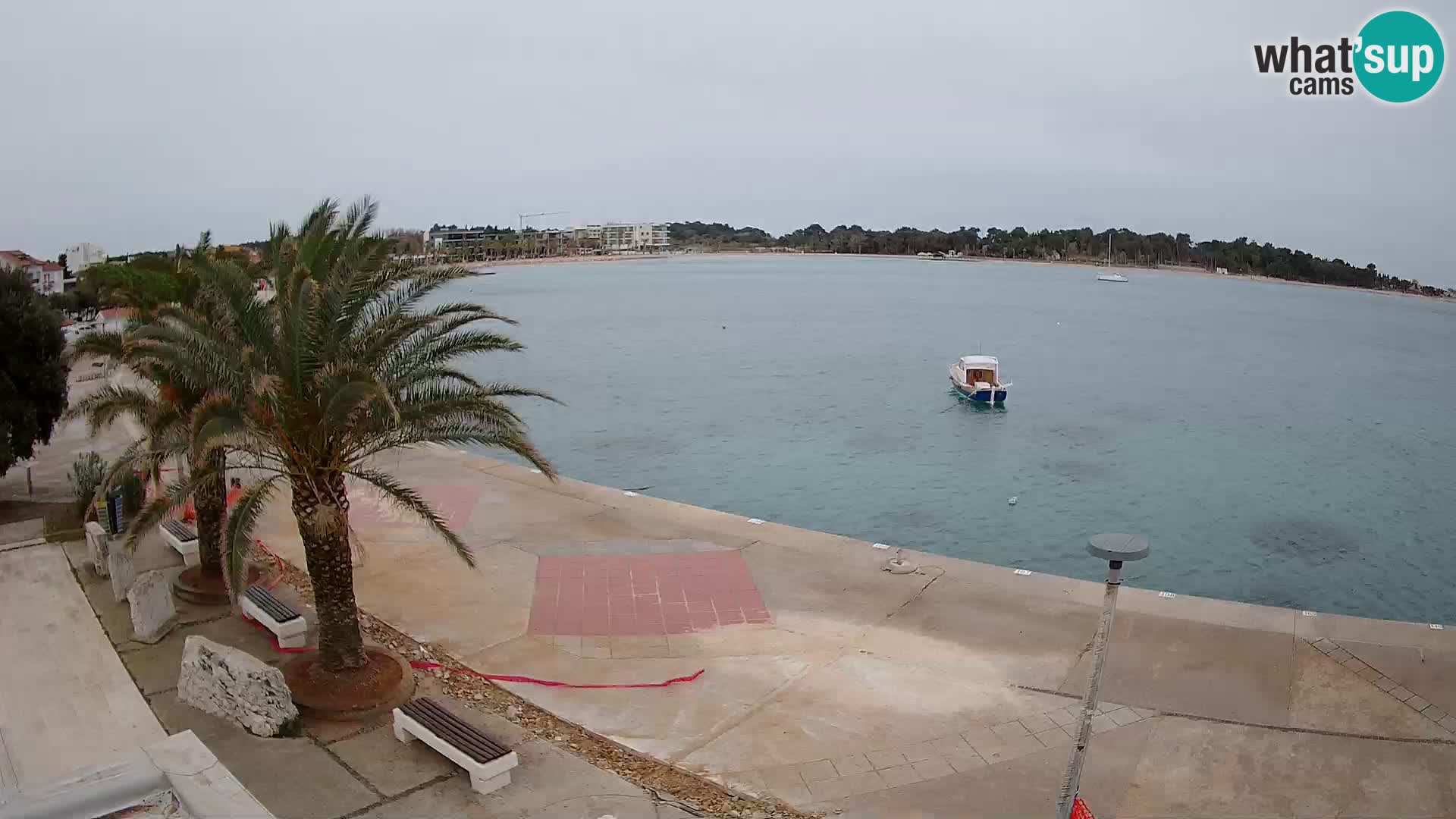 Seaside promenade in Novalja