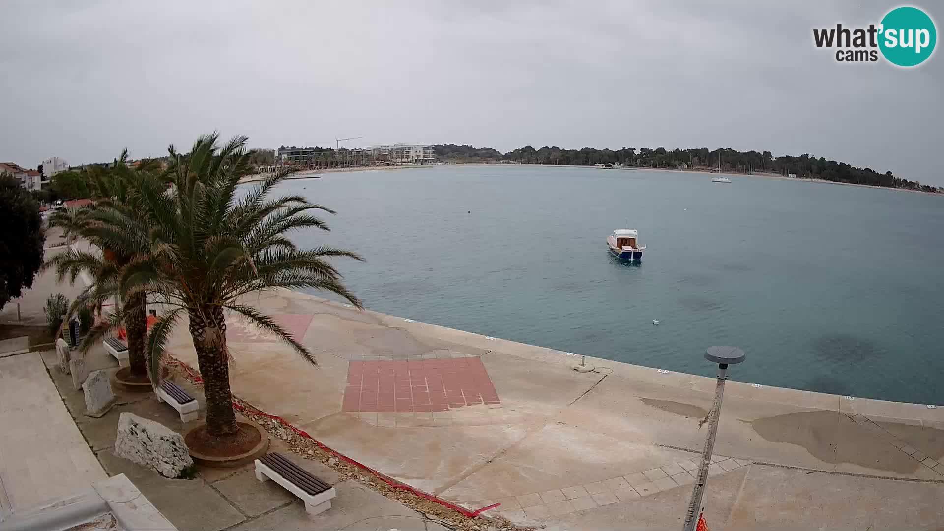 Seaside promenade in Novalja