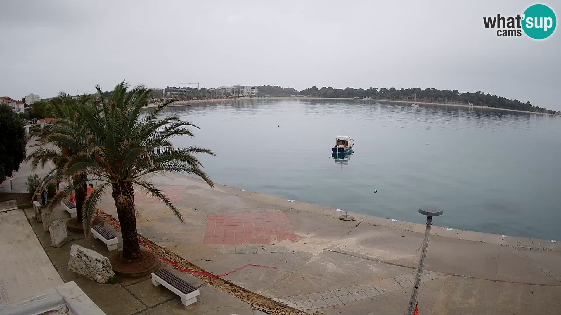 Seaside promenade in Novalja