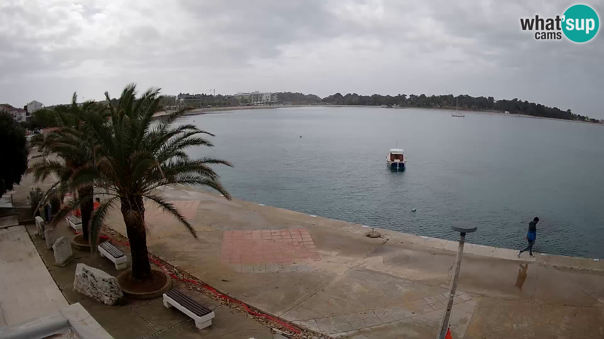 Seaside promenade in Novalja