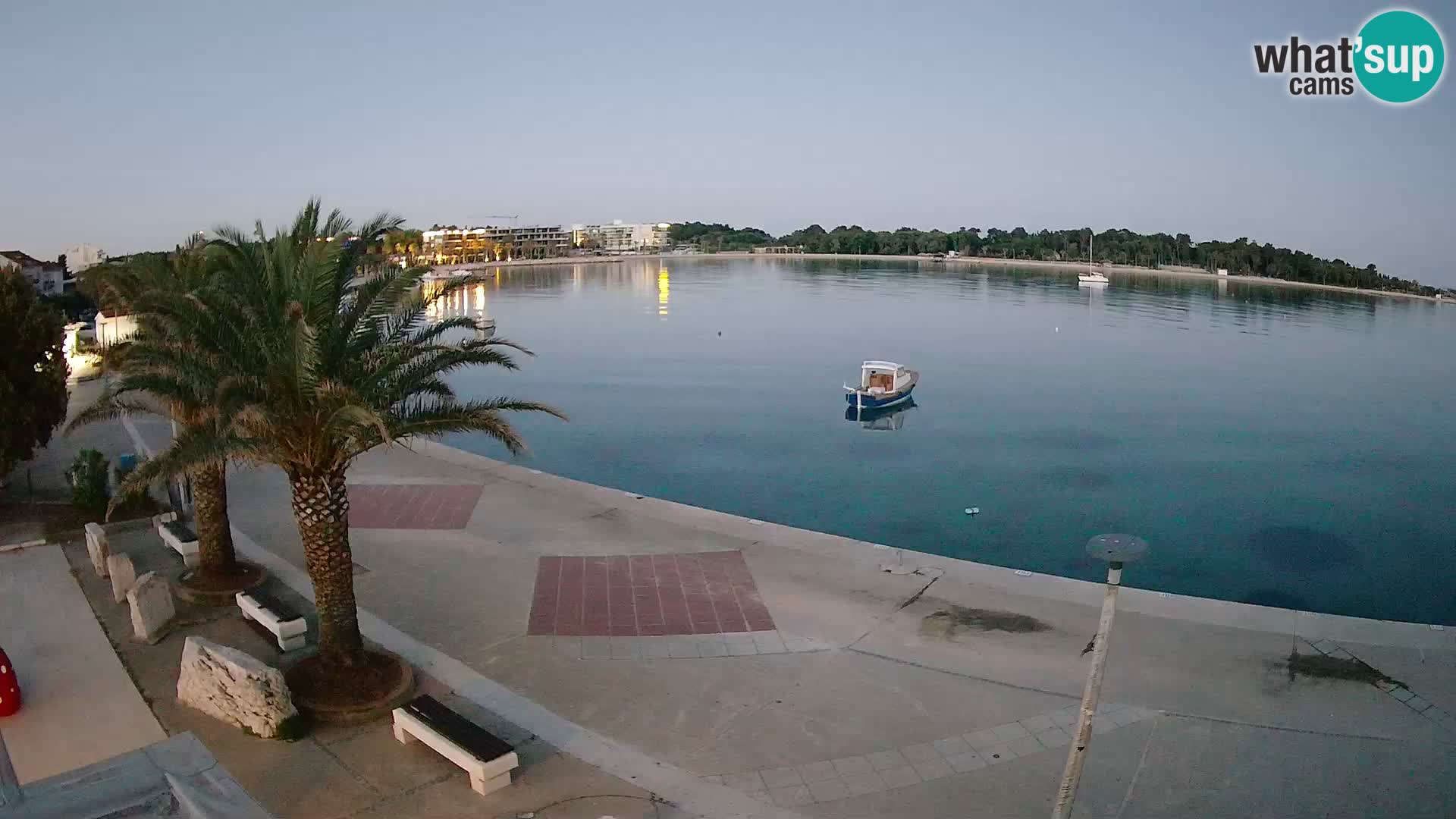 Seaside promenade in Novalja