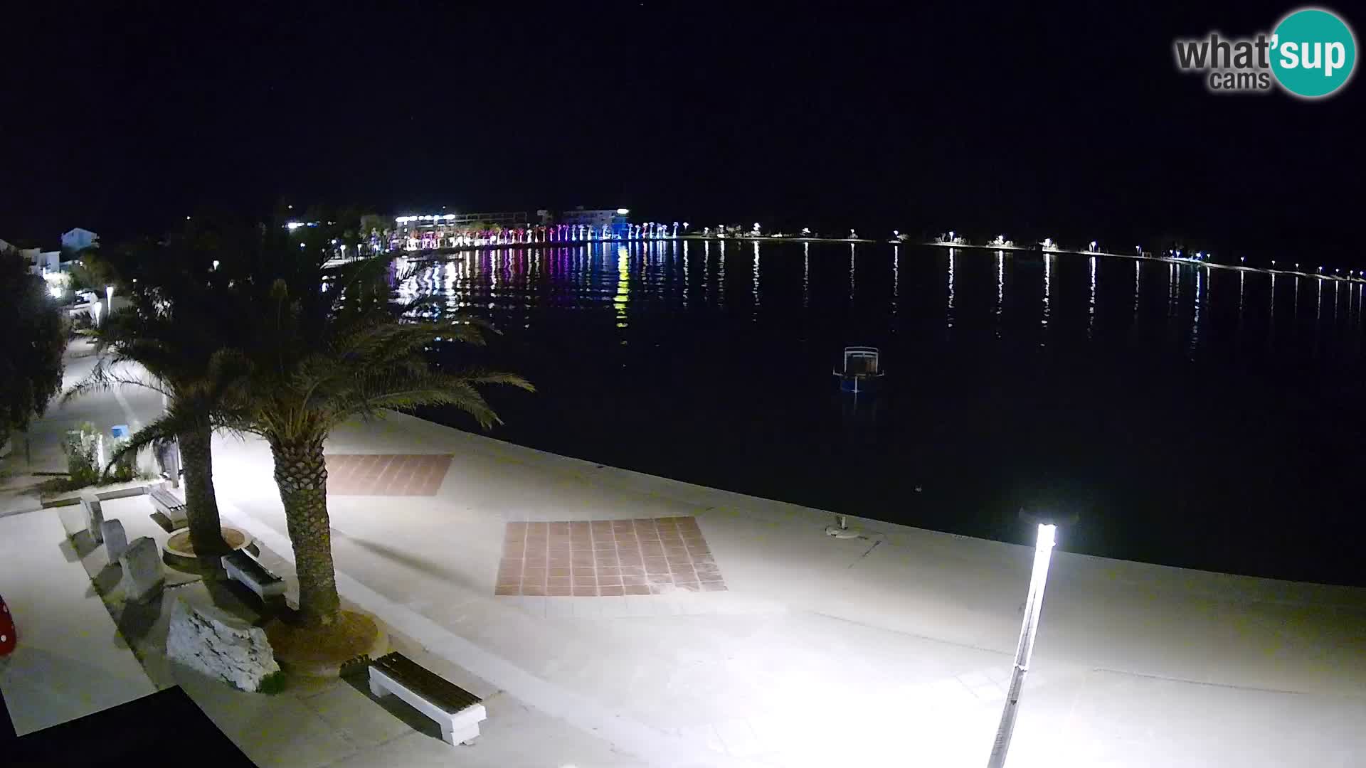 Seaside promenade in Novalja