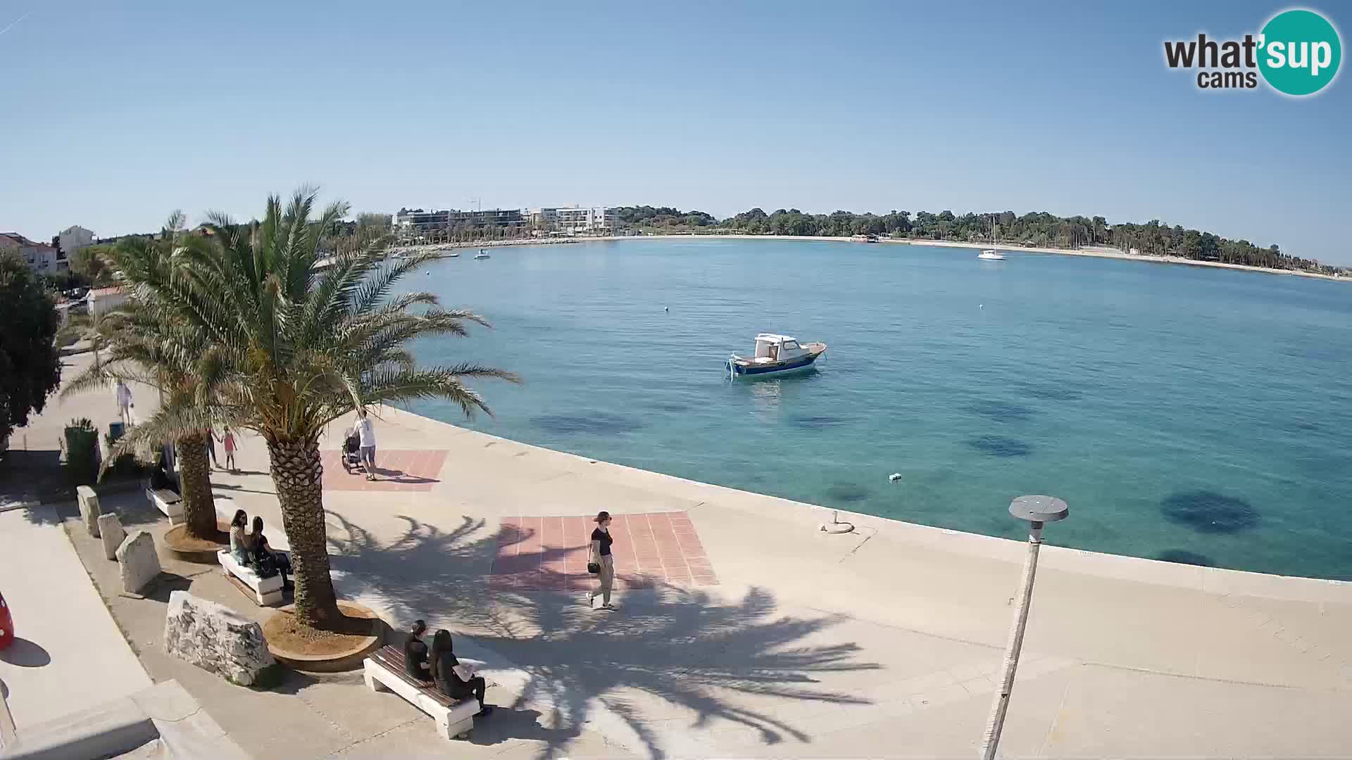 Seaside promenade in Novalja