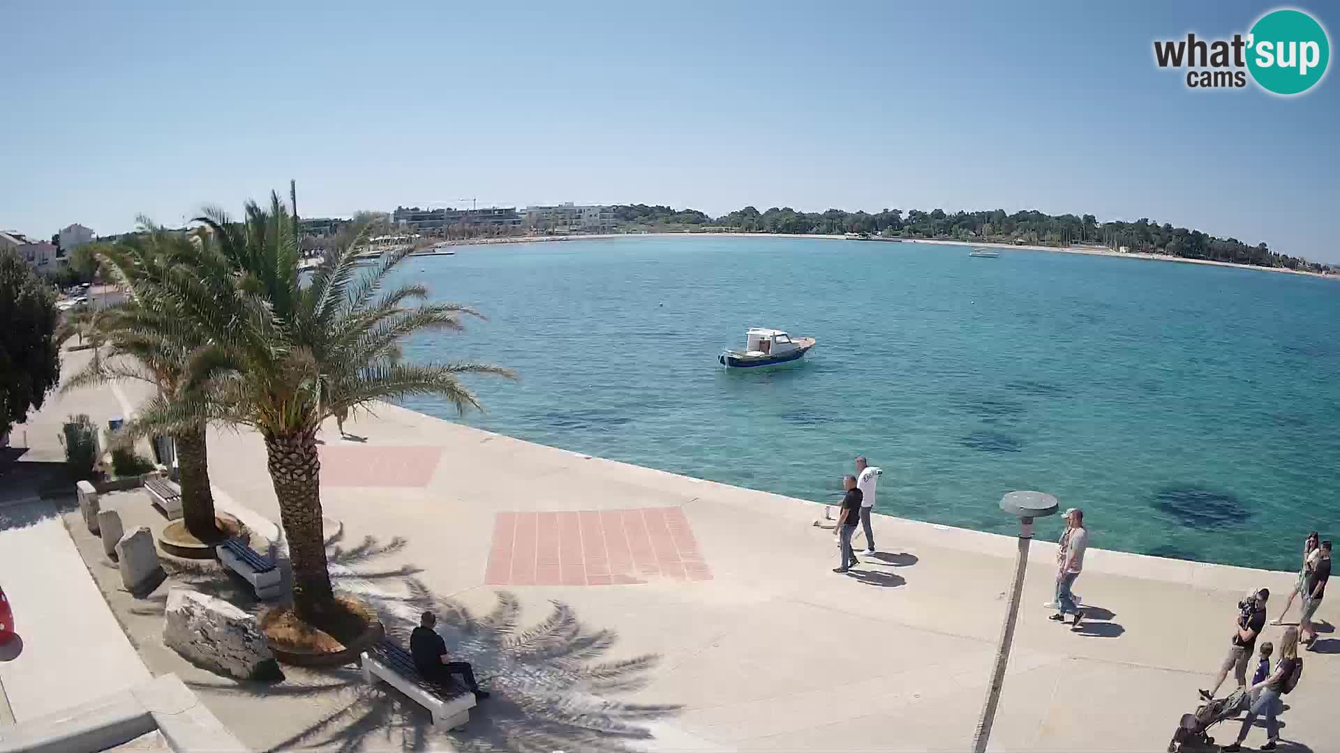 Seaside promenade in Novalja