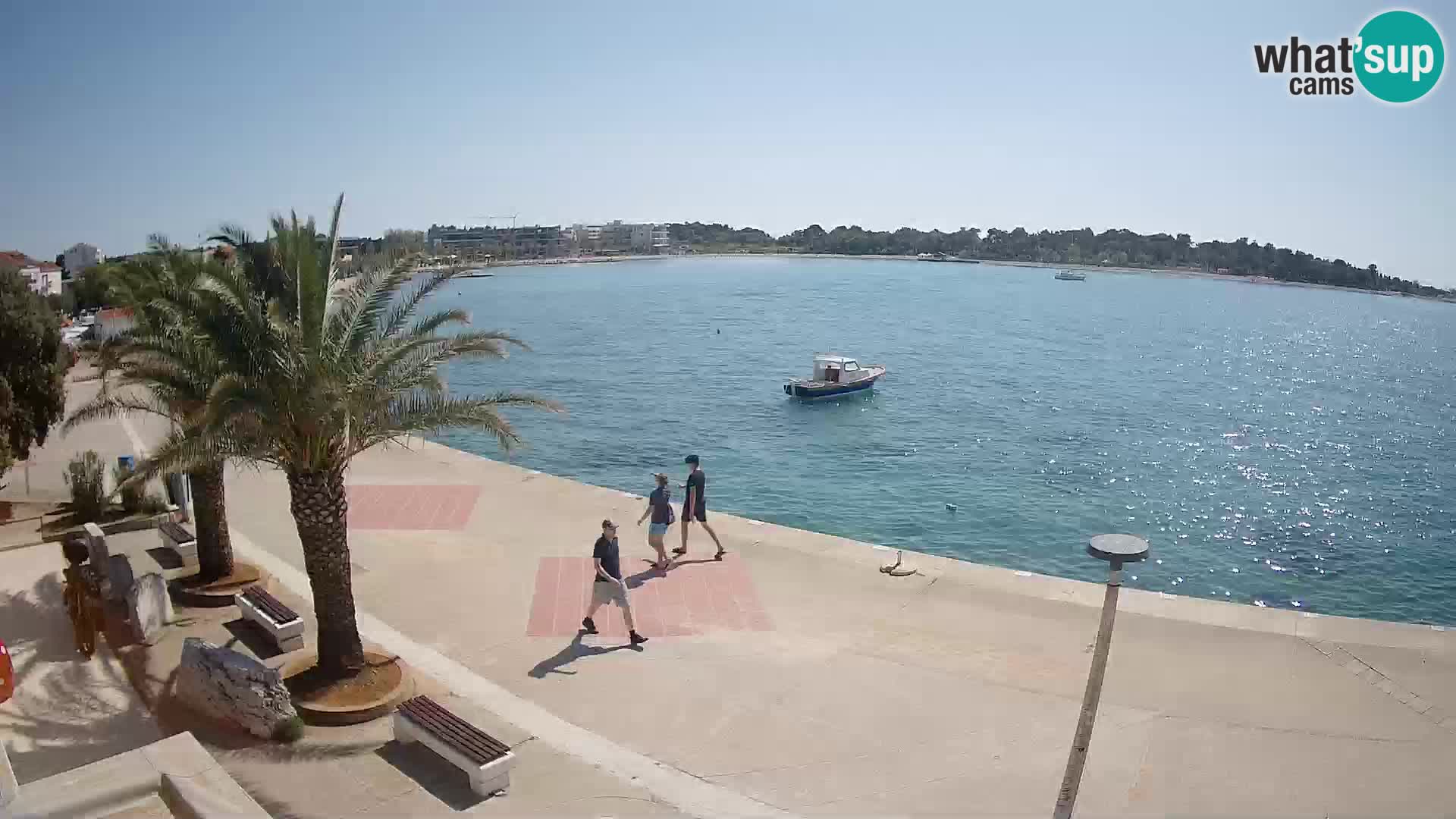 Seaside promenade in Novalja