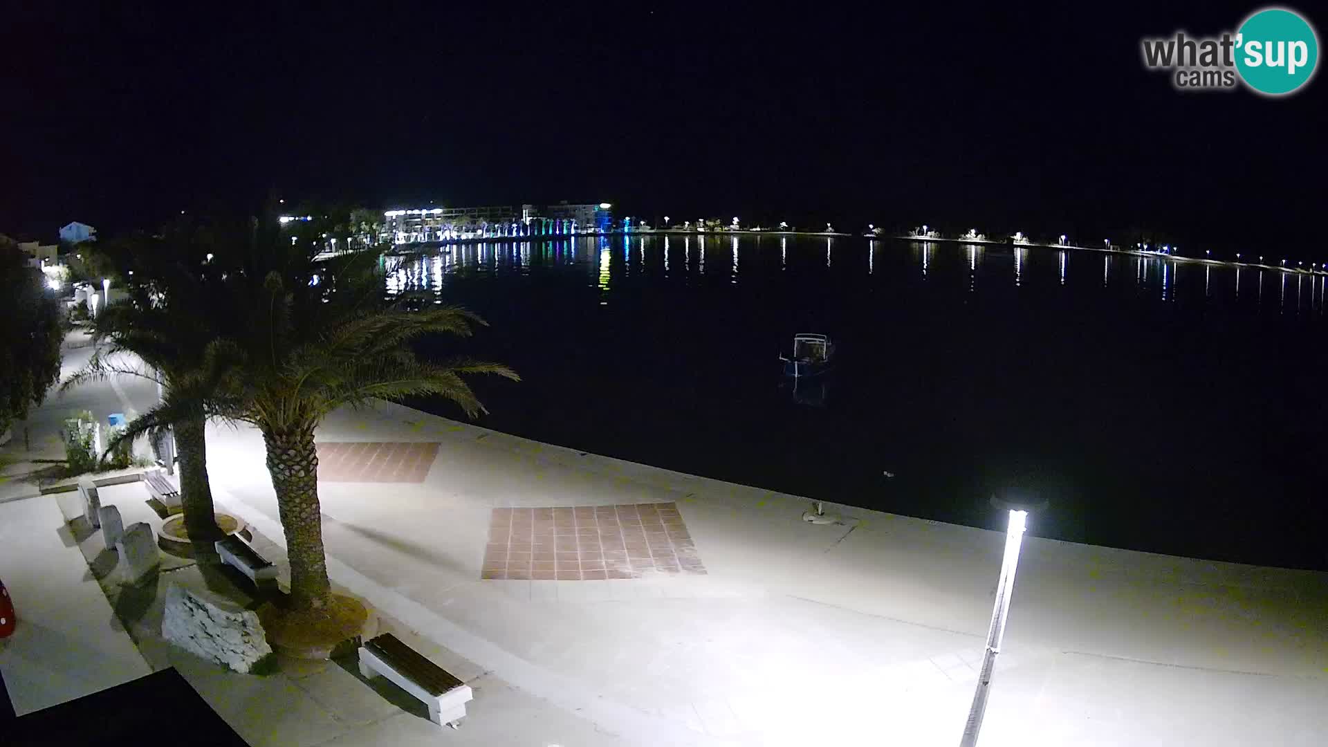 Seaside promenade in Novalja