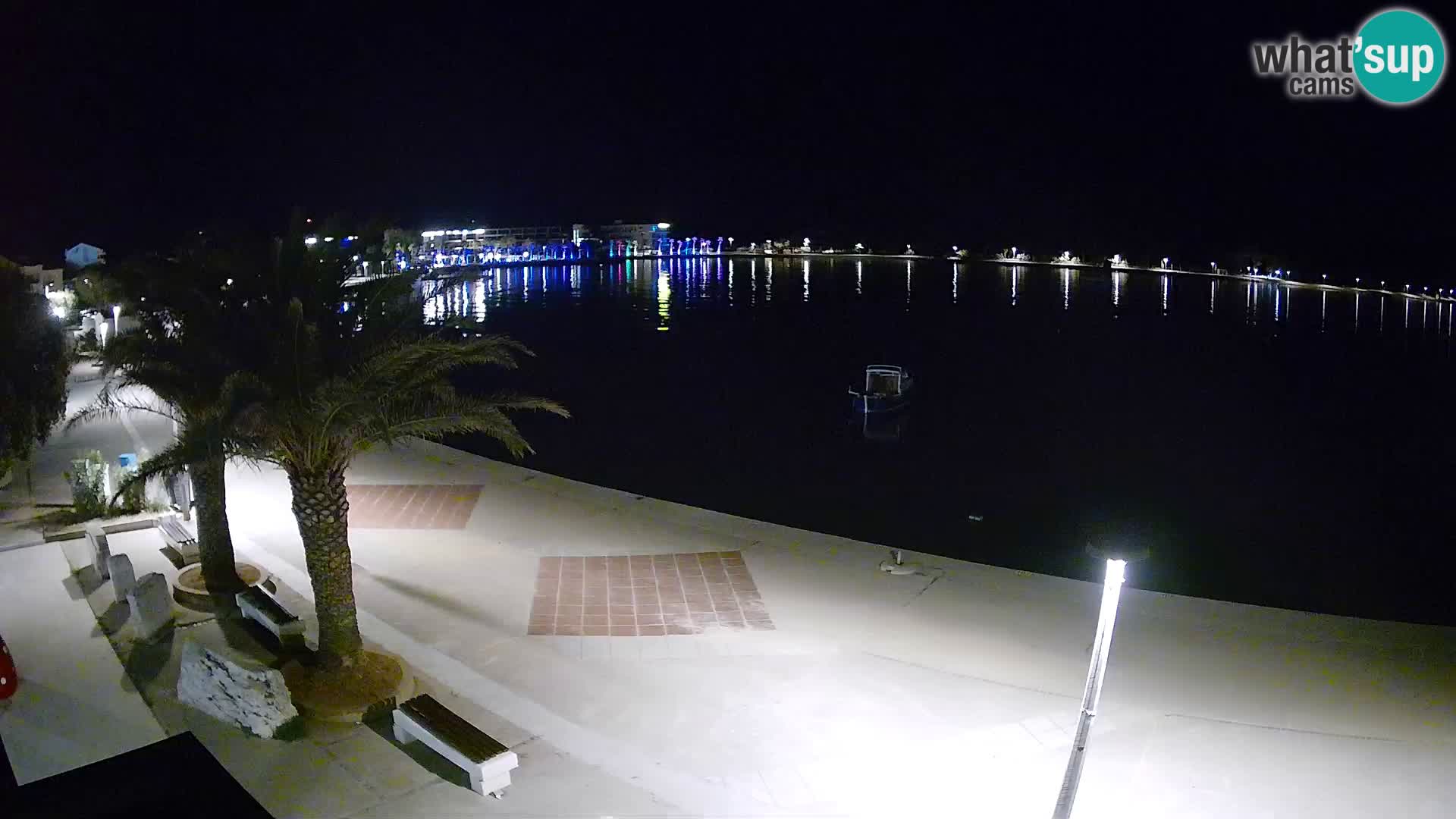 Seaside promenade in Novalja