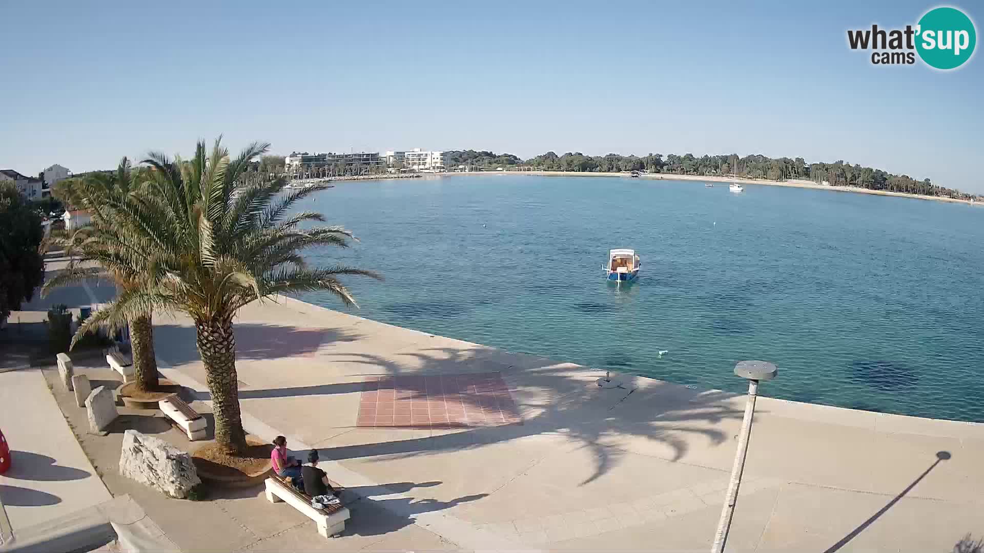 Seaside promenade in Novalja