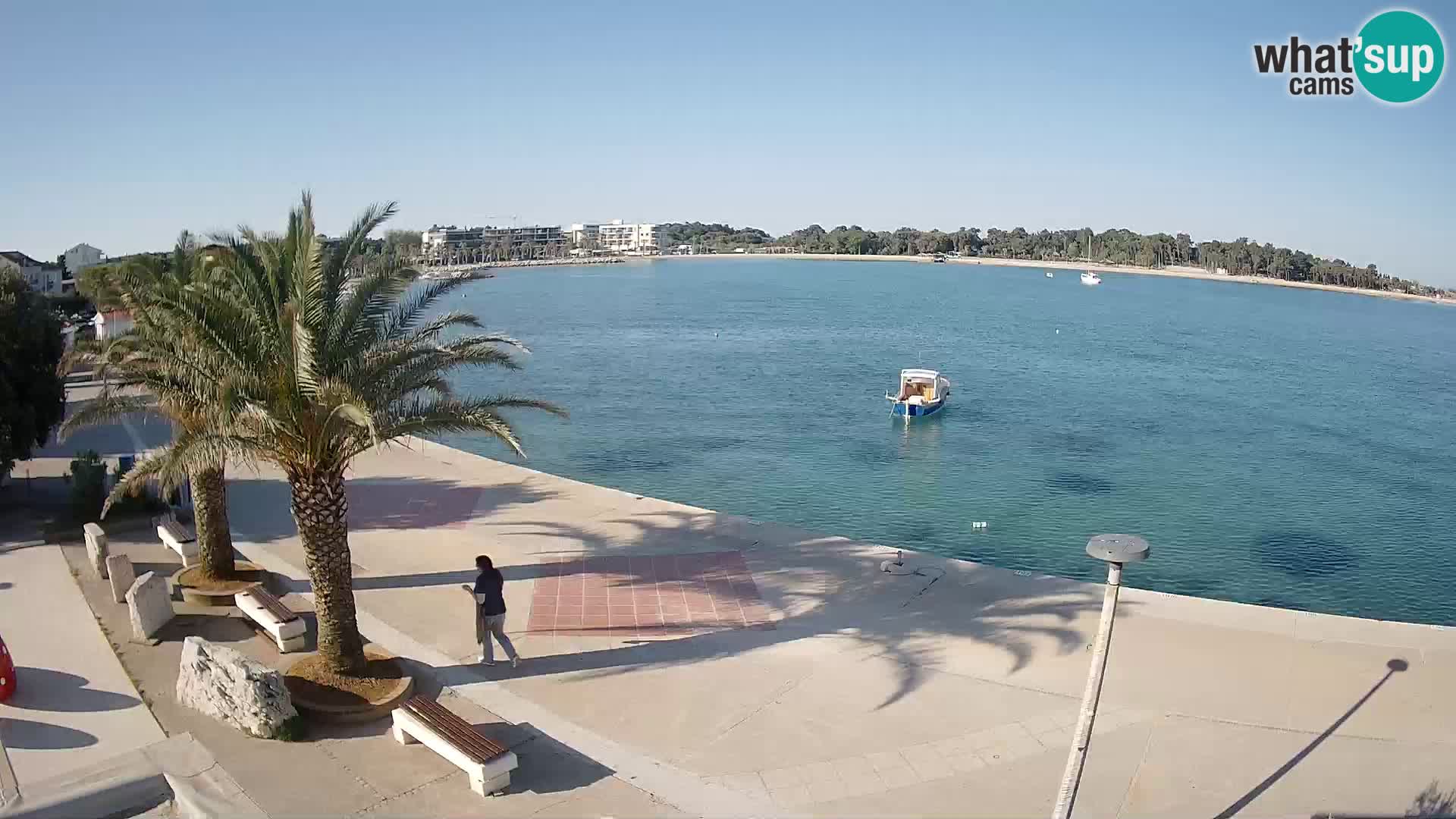 Seaside promenade in Novalja