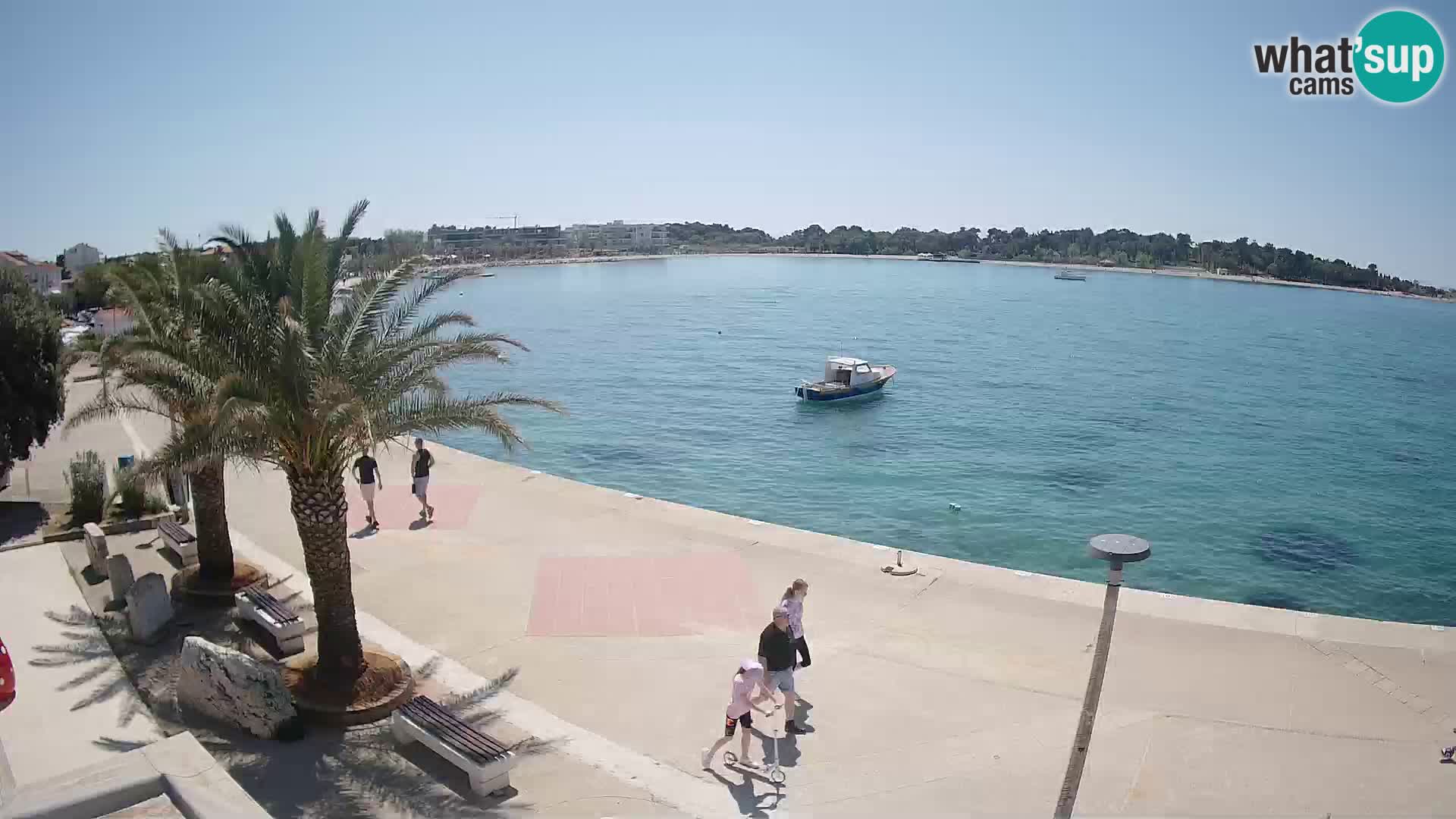 Seaside promenade in Novalja
