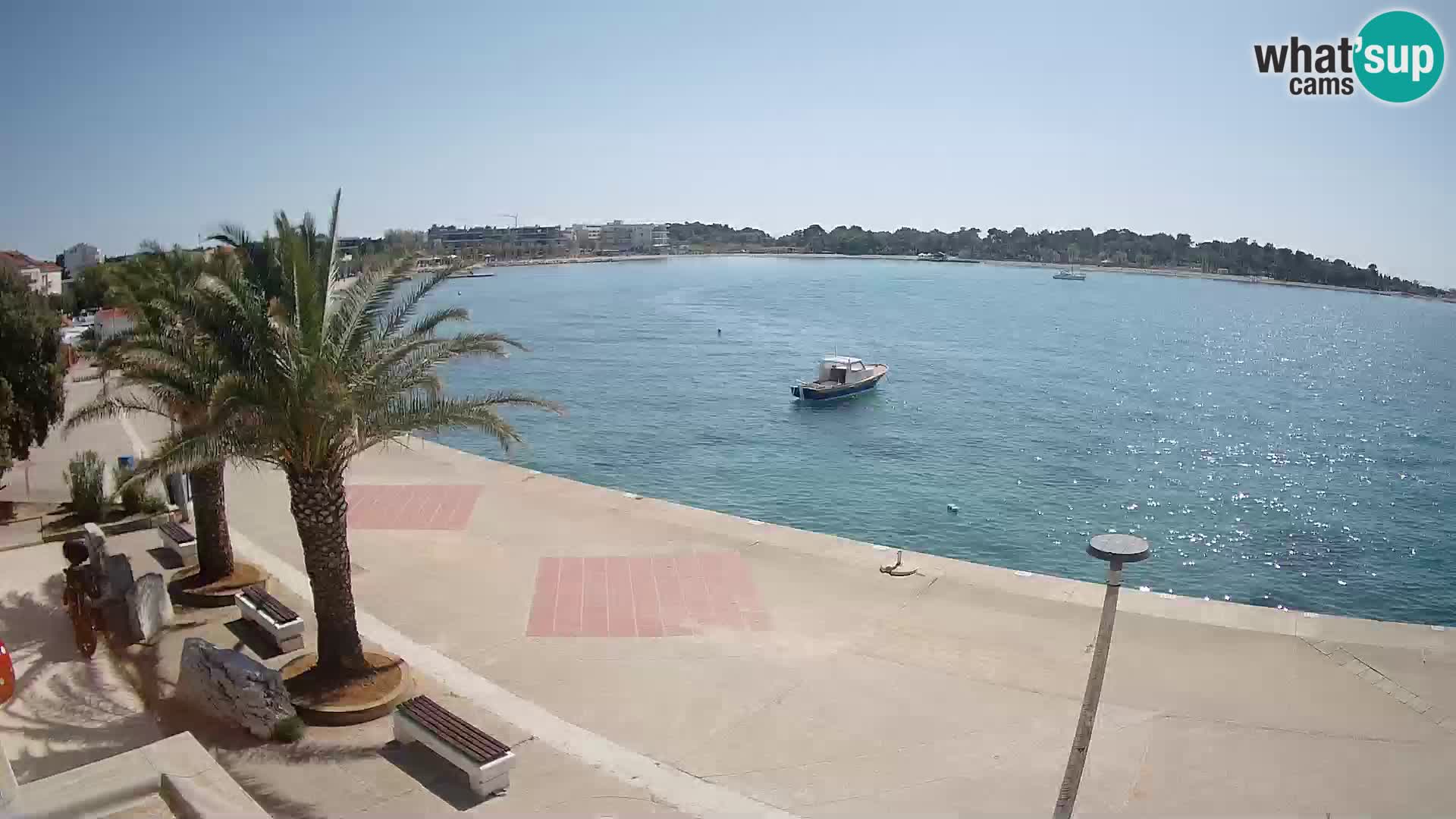 Seaside promenade in Novalja