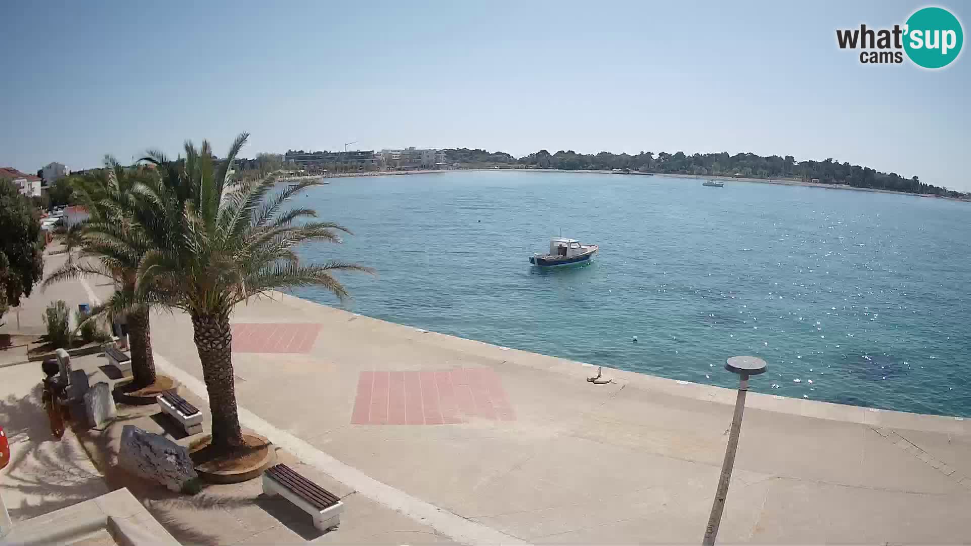 Seaside promenade in Novalja