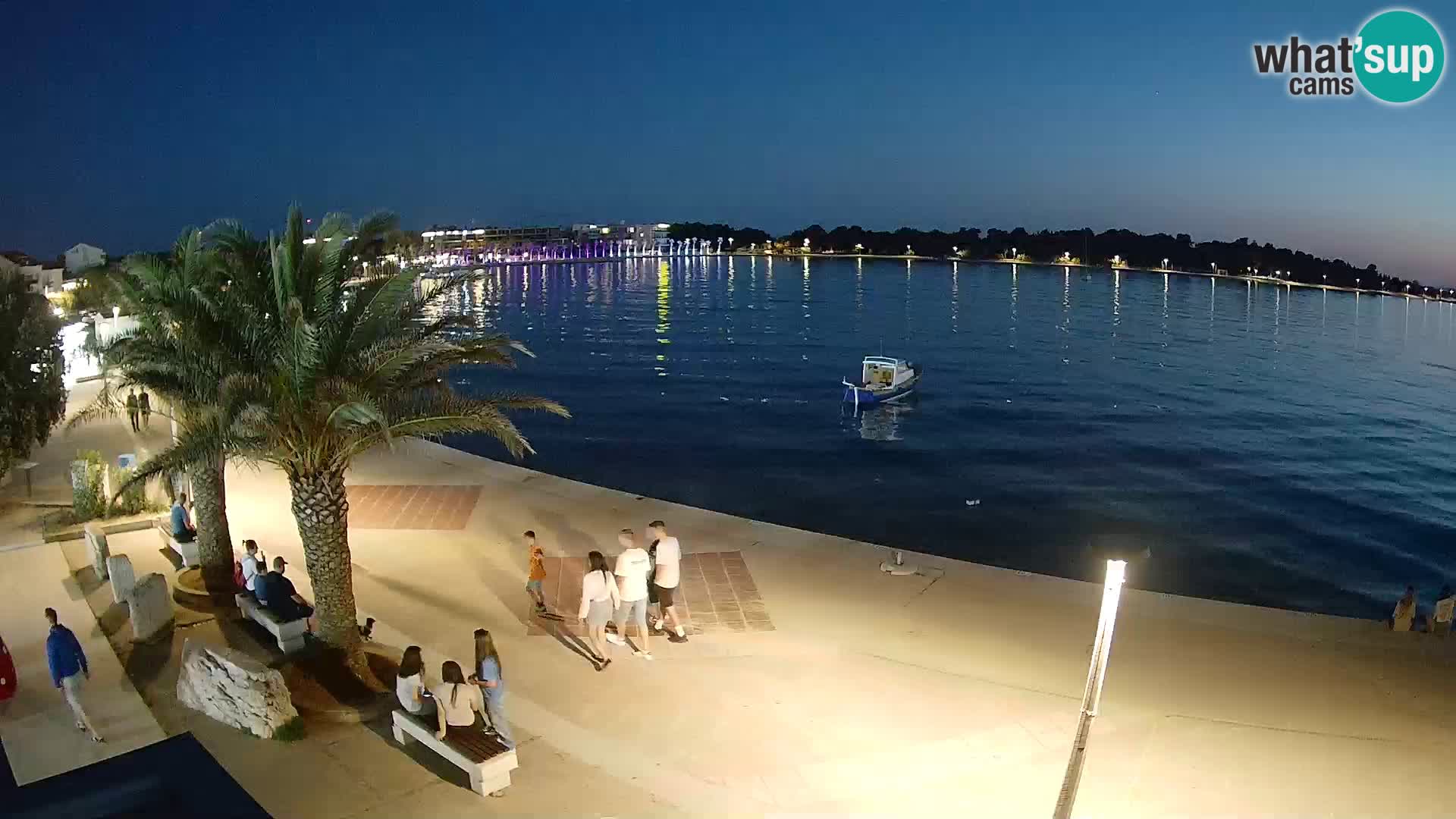Seaside promenade in Novalja