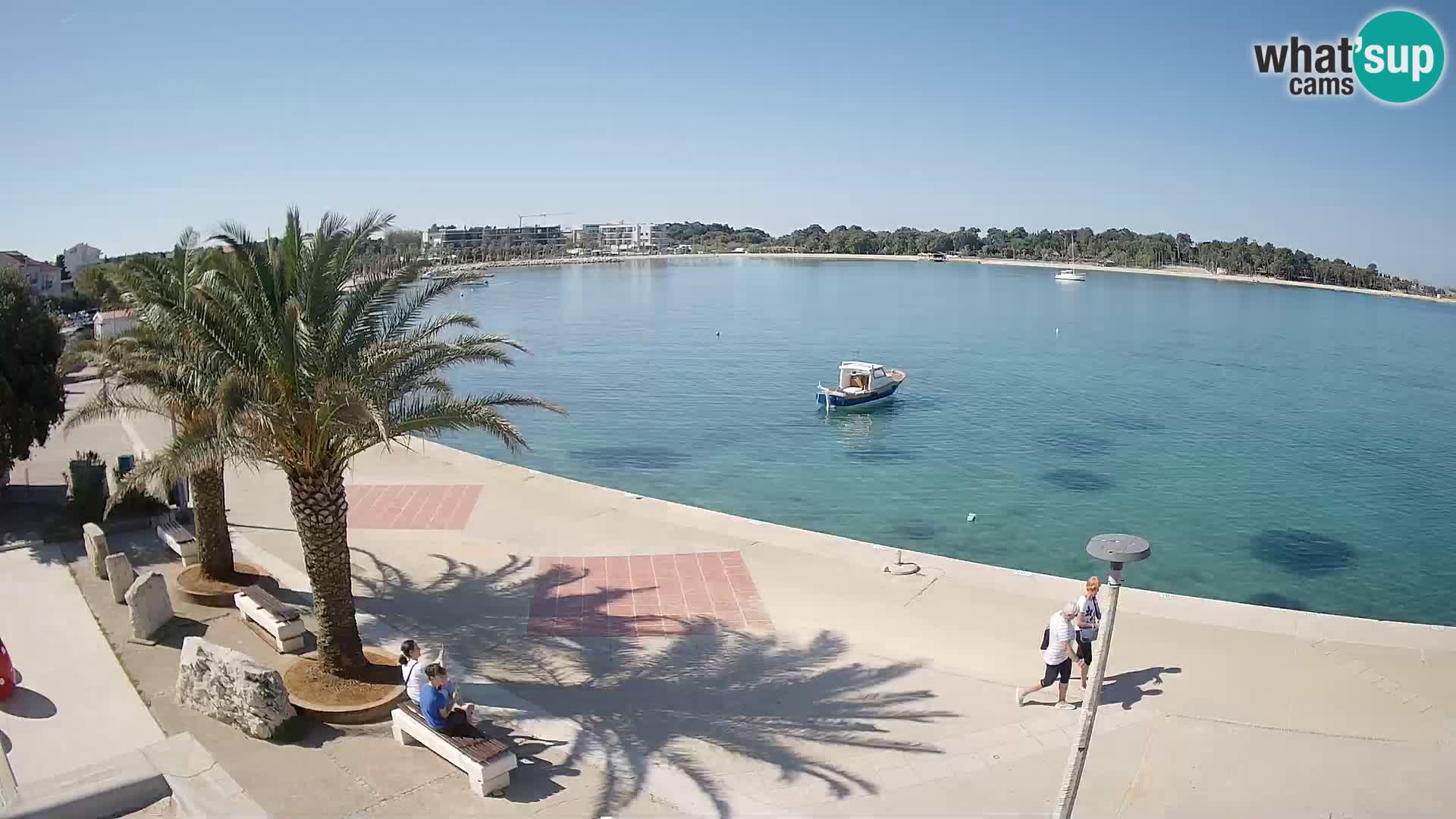 Seaside promenade in Novalja