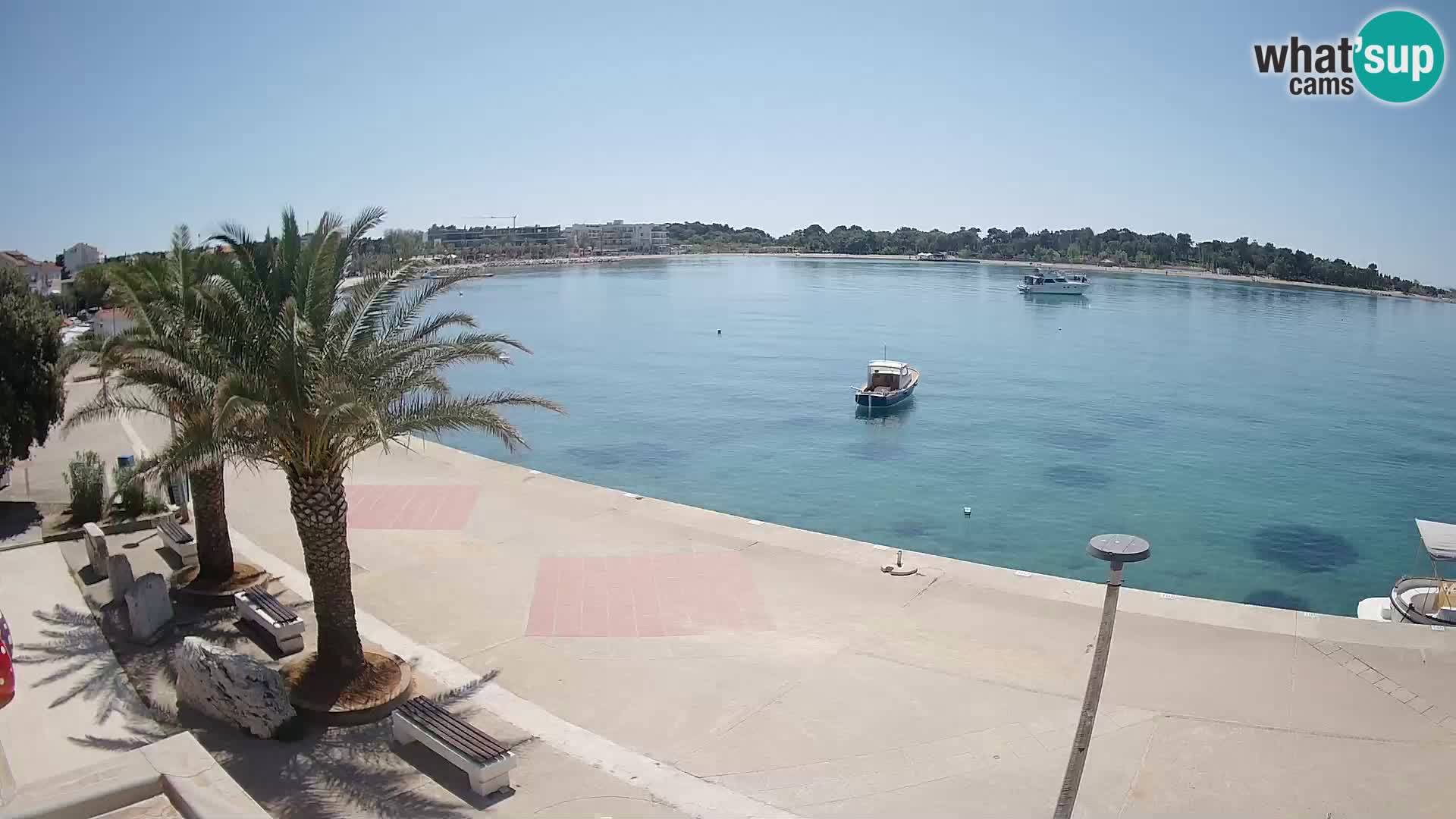 Seaside promenade in Novalja