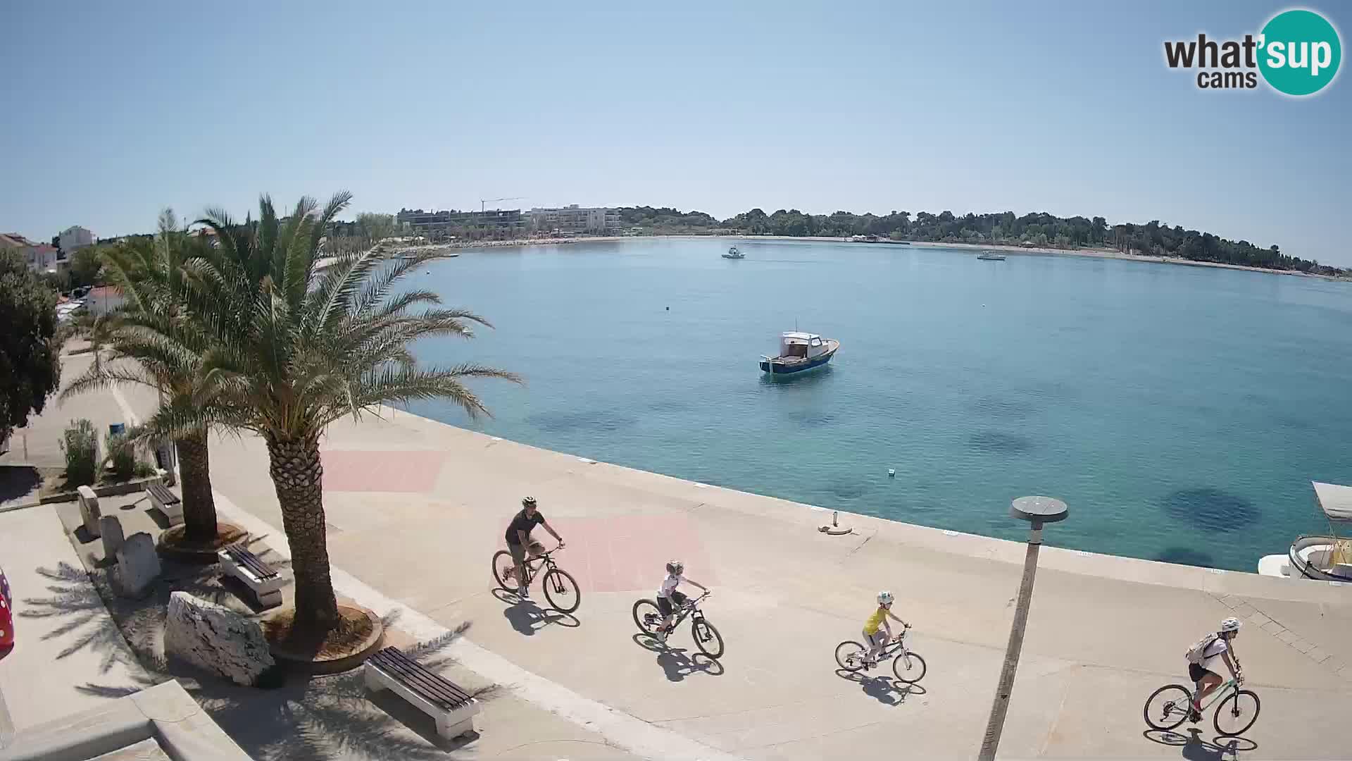 Seaside promenade in Novalja