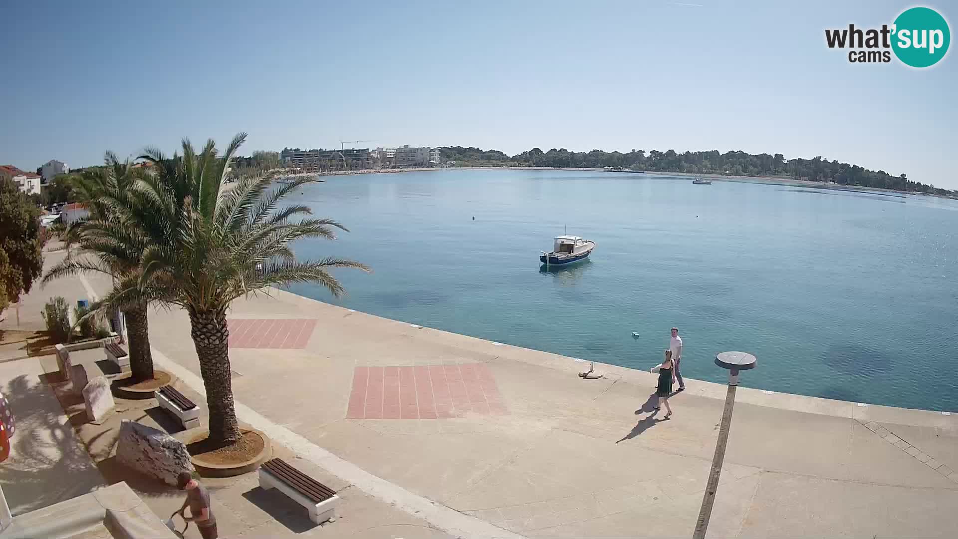 Seaside promenade in Novalja