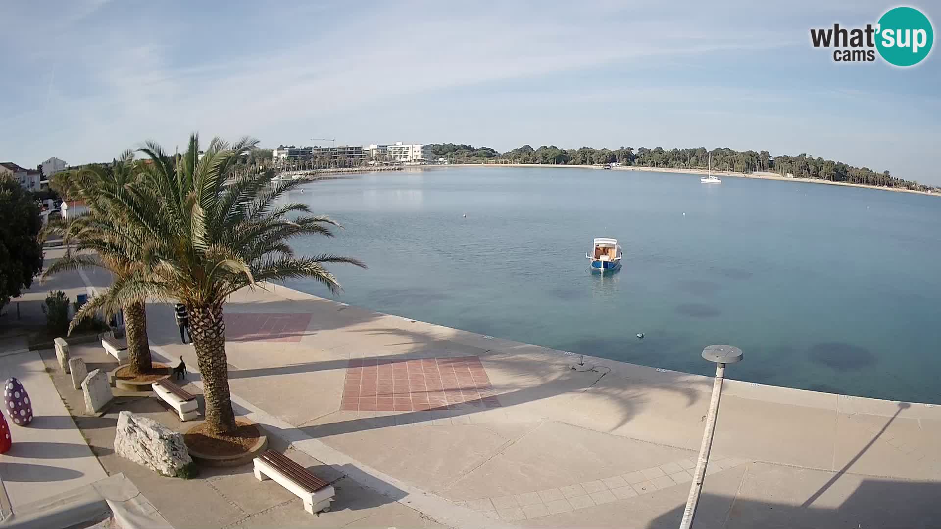 Seaside promenade in Novalja