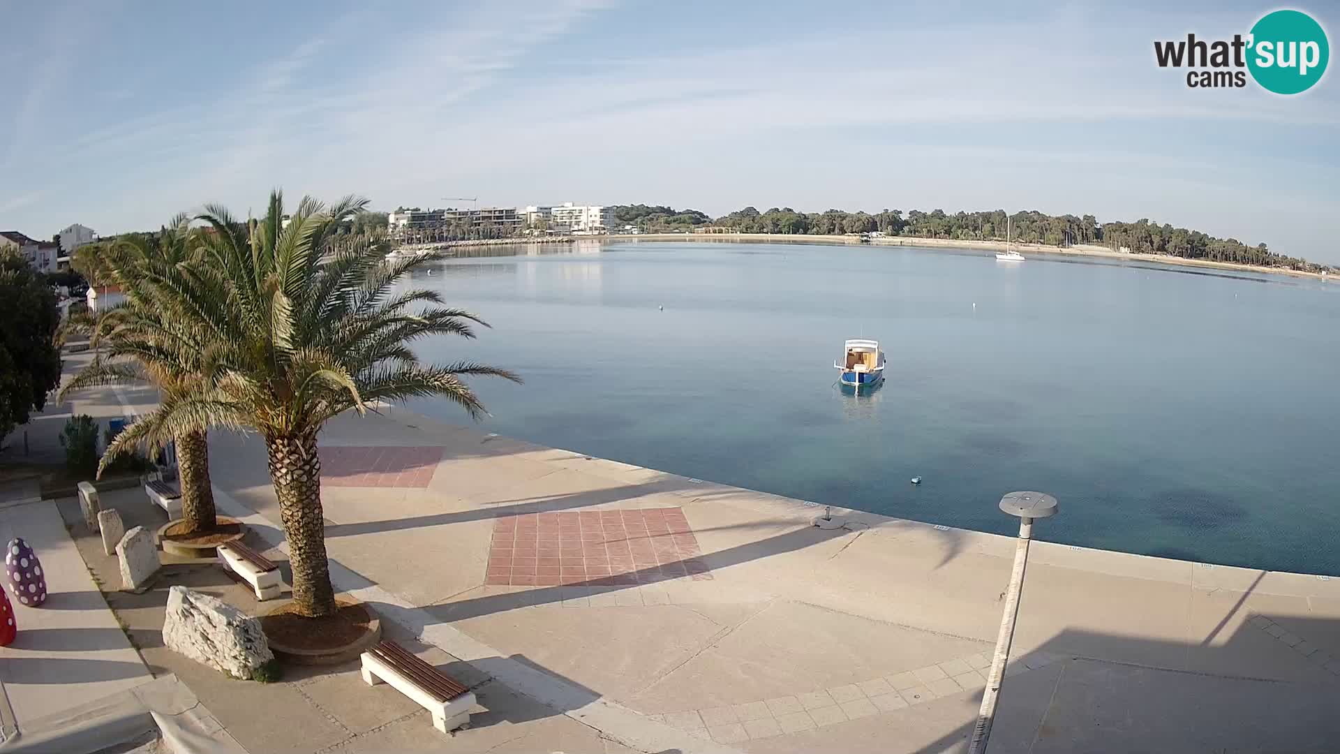Seaside promenade in Novalja