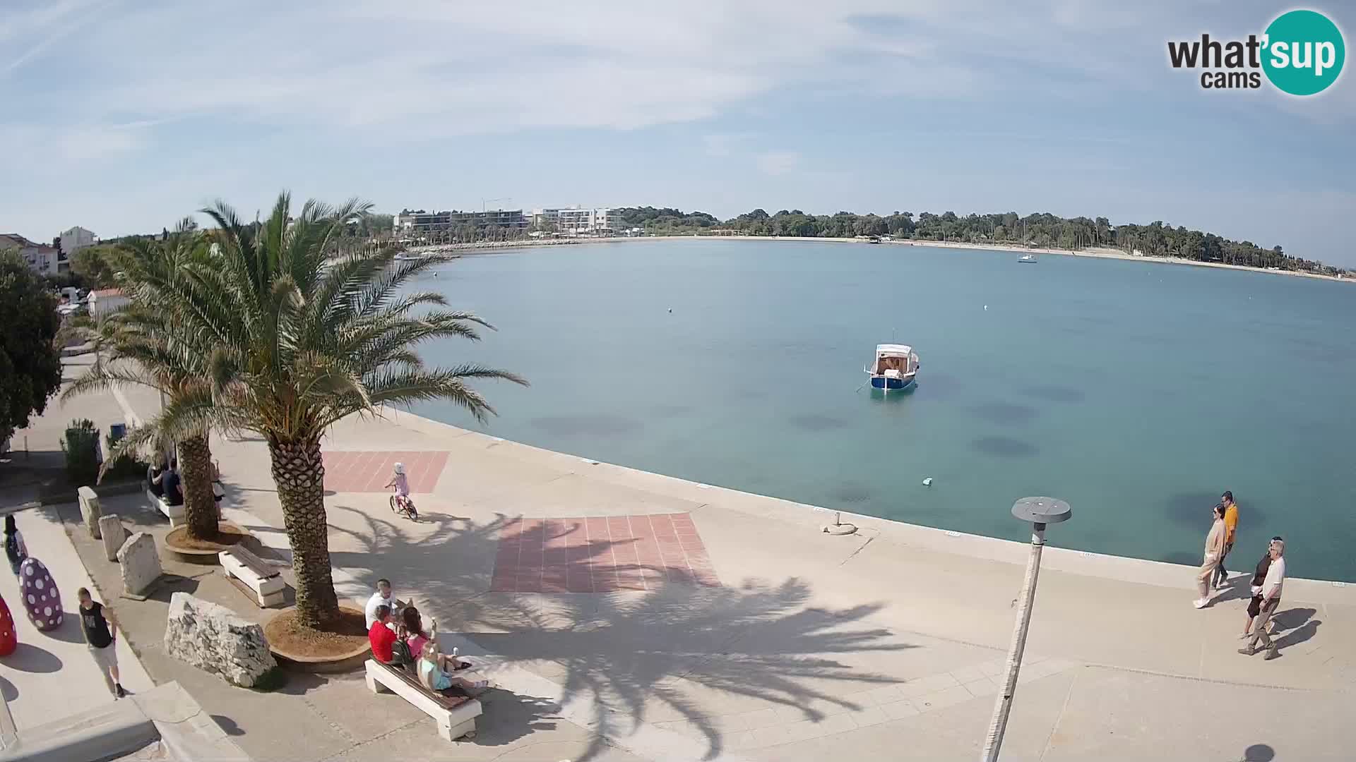 Seaside promenade in Novalja