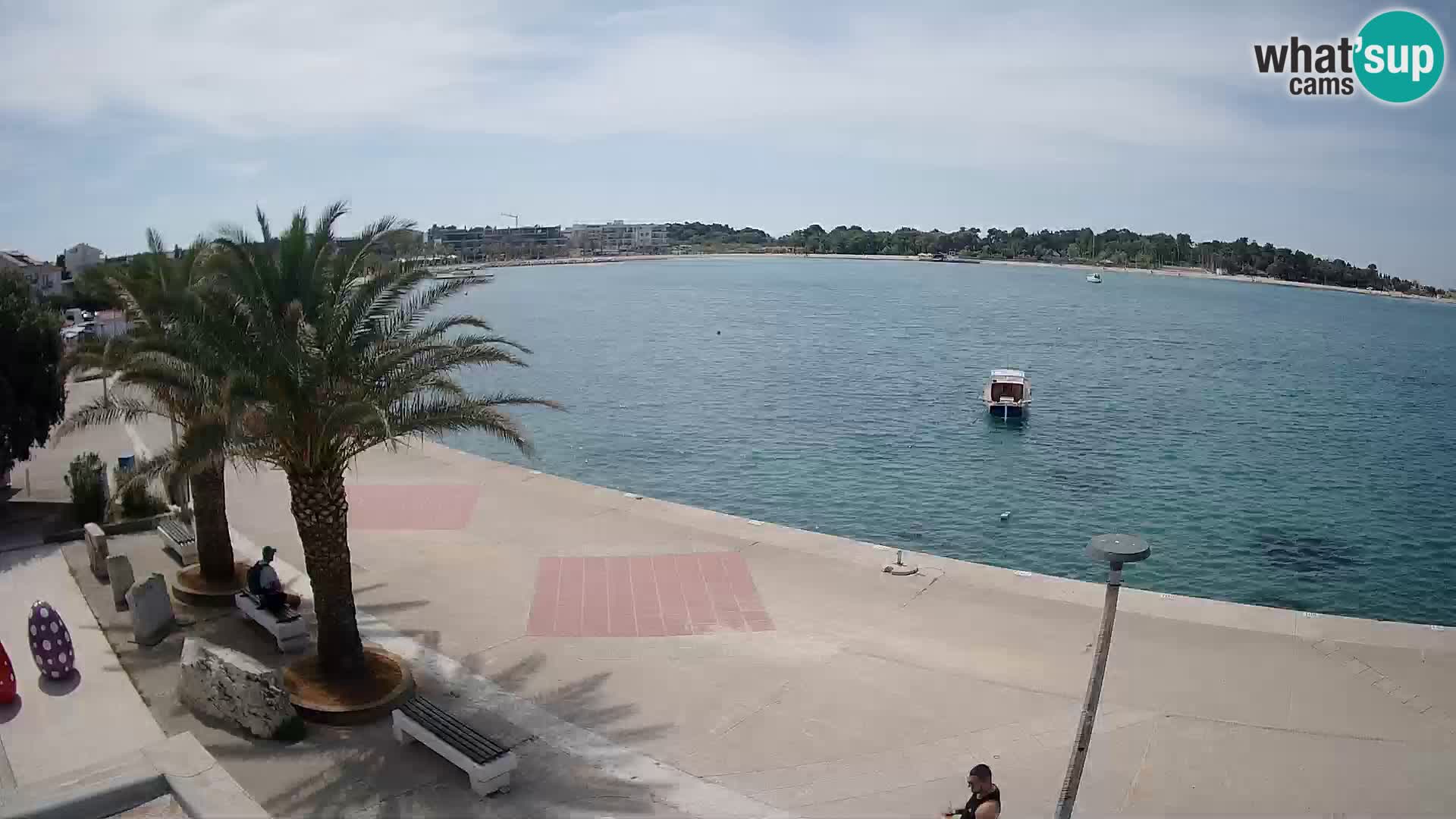 Seaside promenade in Novalja