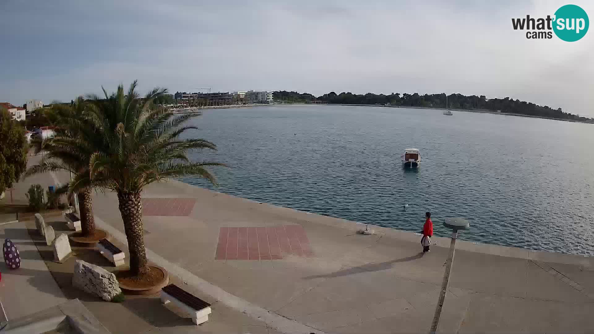 Seaside promenade in Novalja