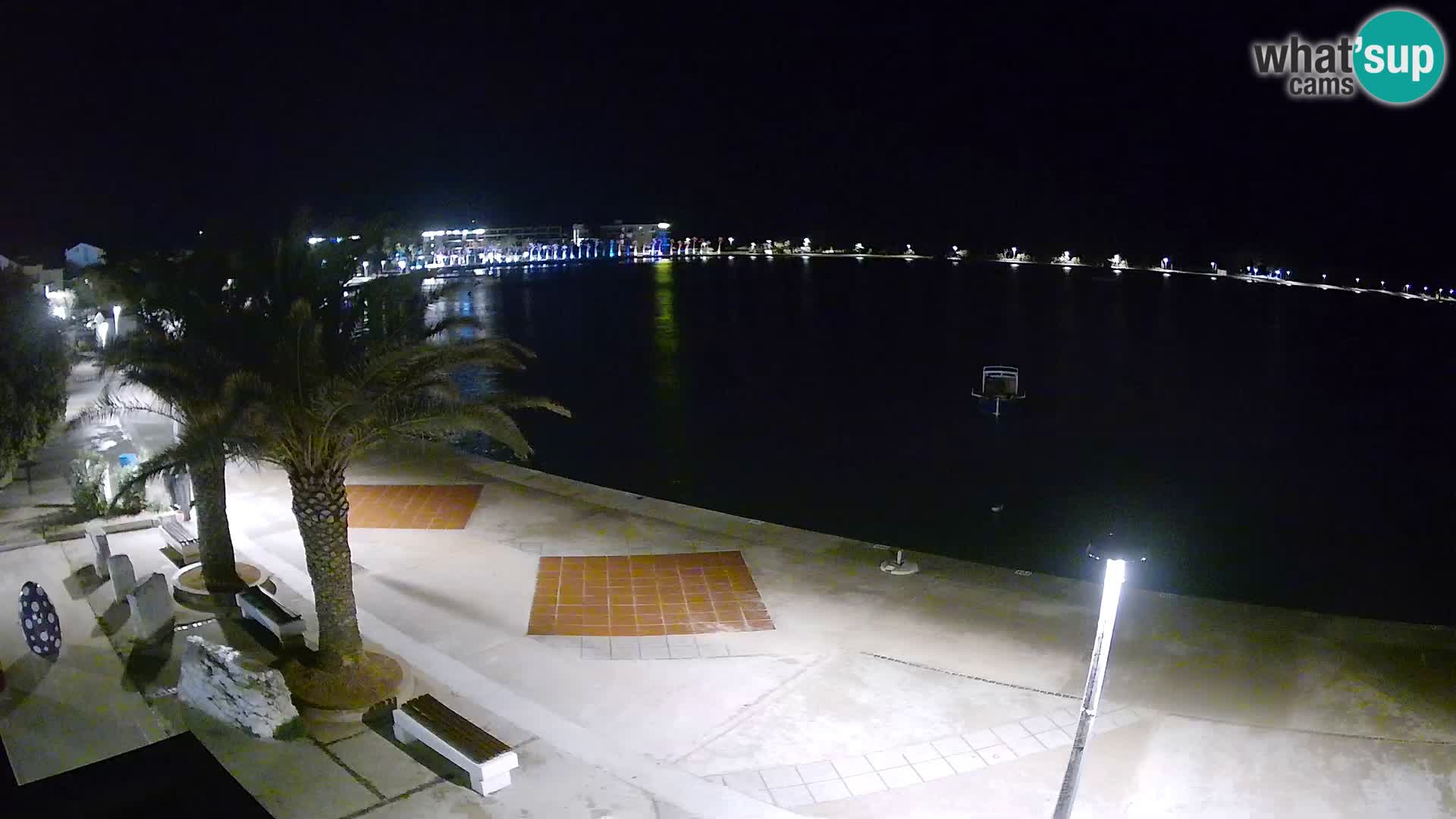 Seaside promenade in Novalja