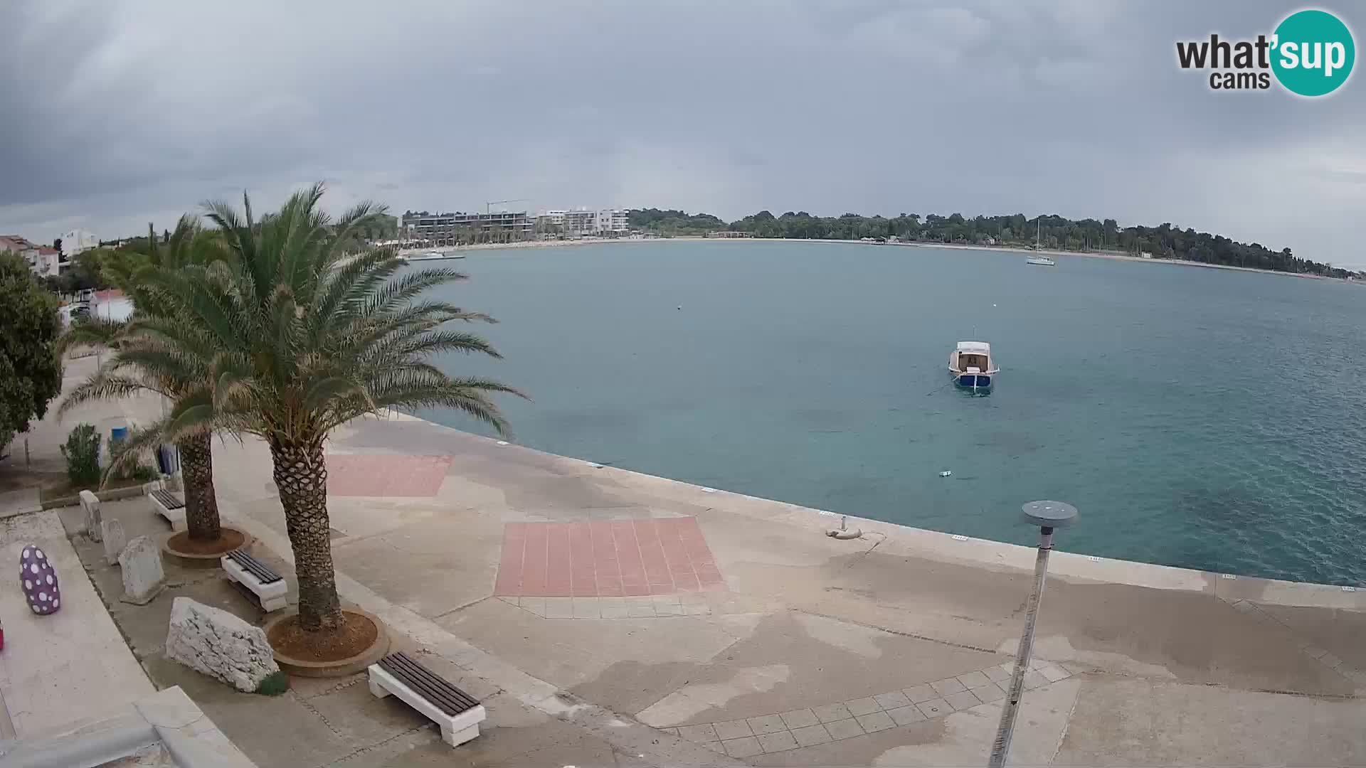 Seaside promenade in Novalja