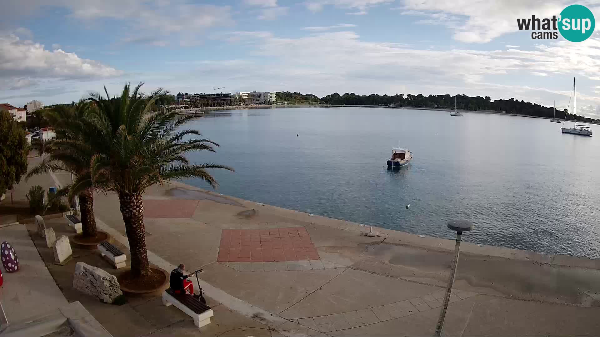 Seaside promenade in Novalja