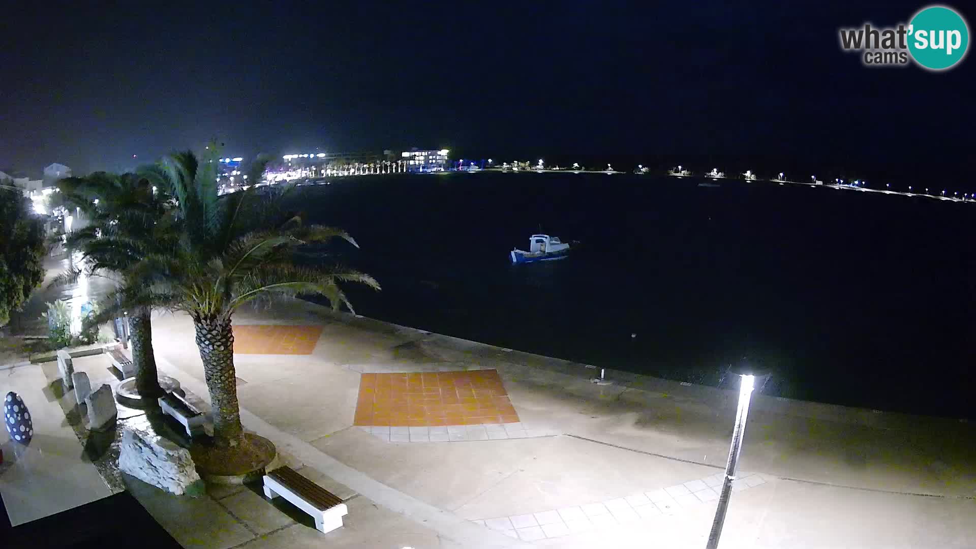 Seaside promenade in Novalja