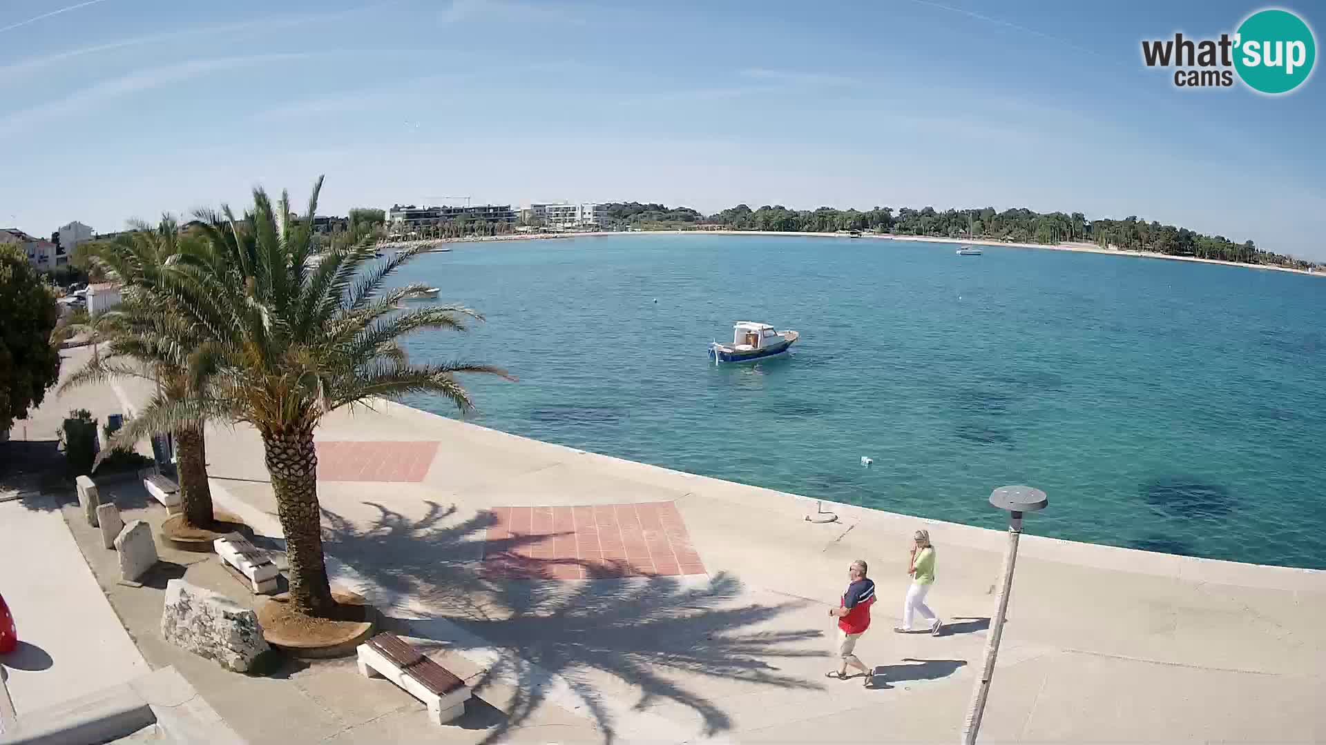 Seaside promenade in Novalja