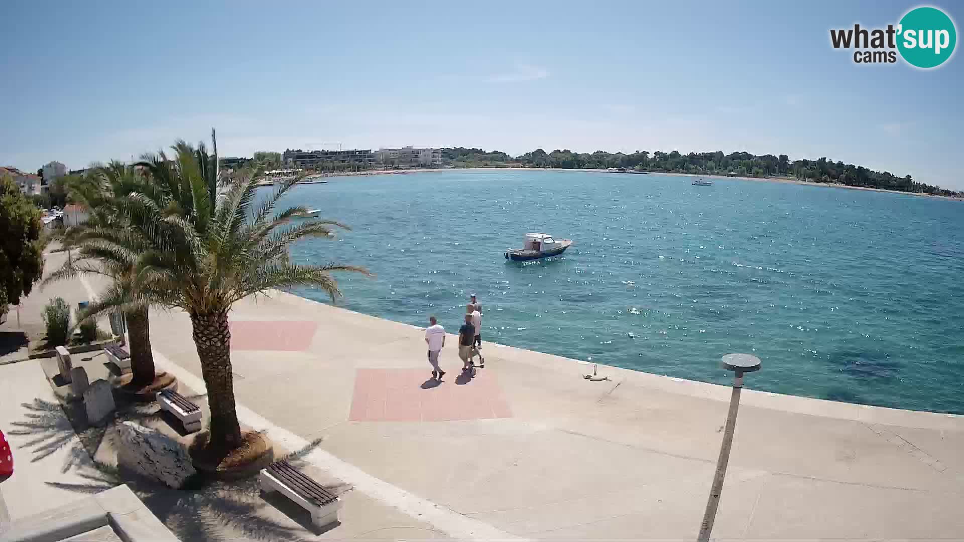 Seaside promenade in Novalja