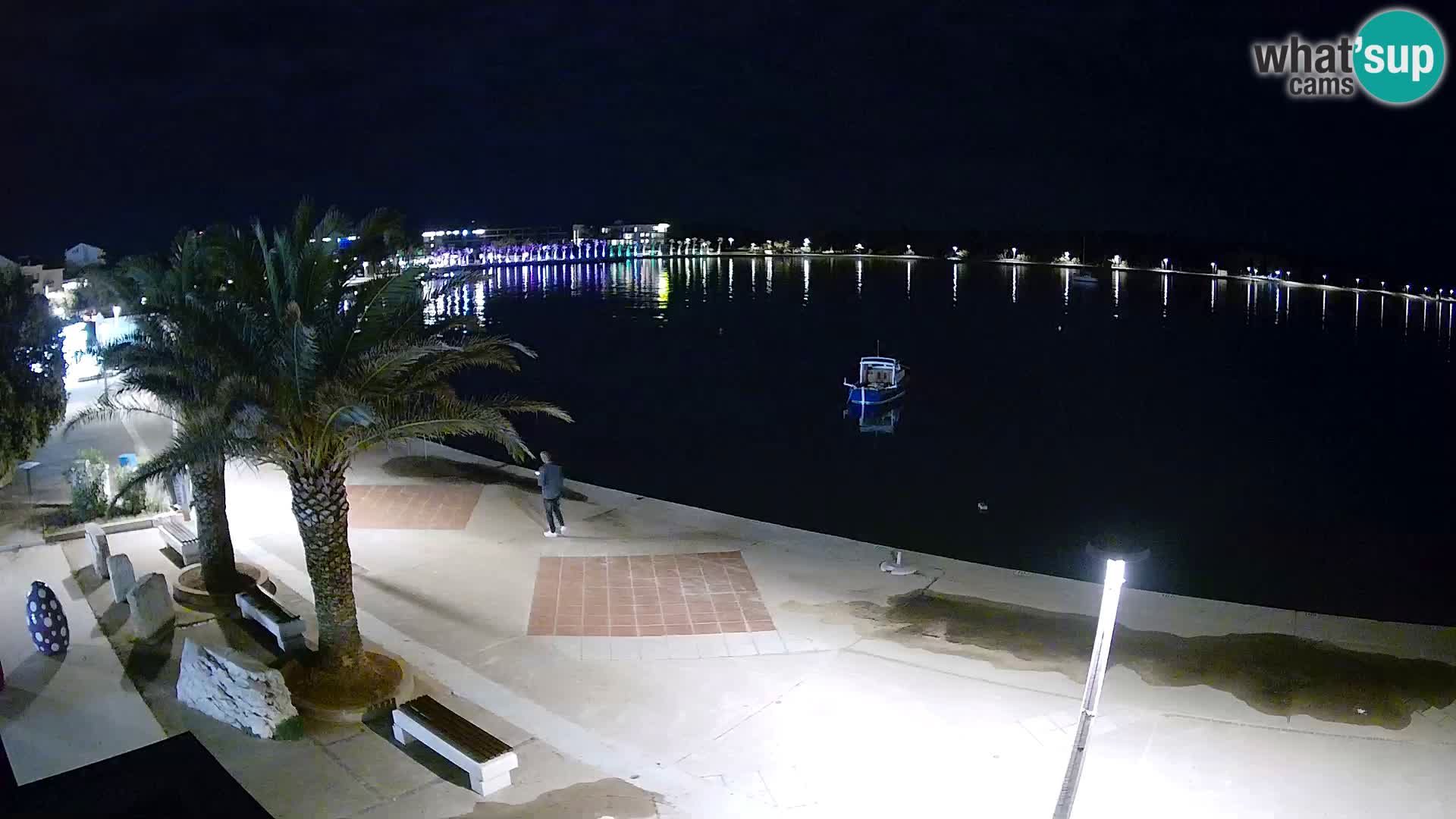 Seaside promenade in Novalja