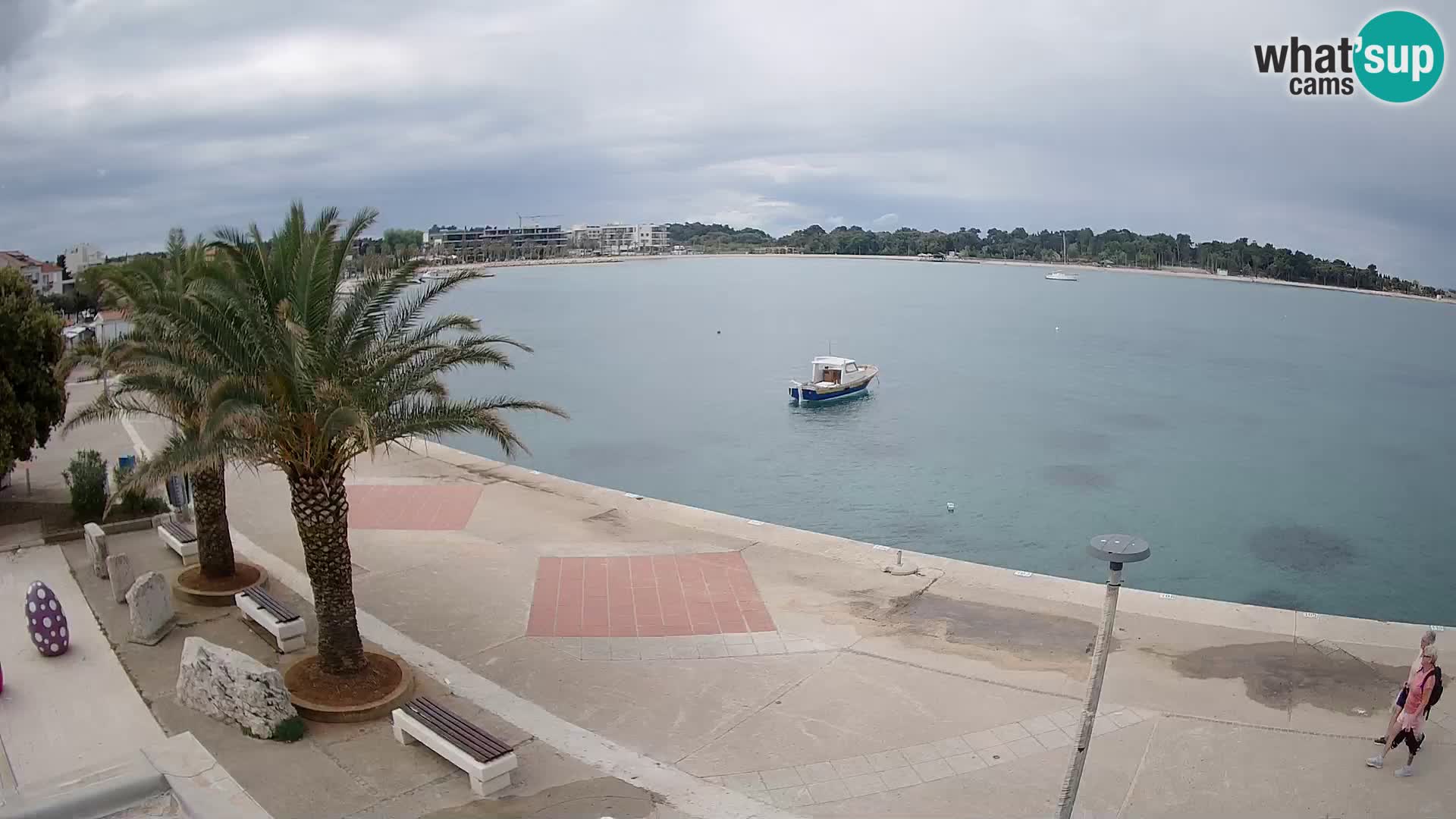 Seaside promenade in Novalja