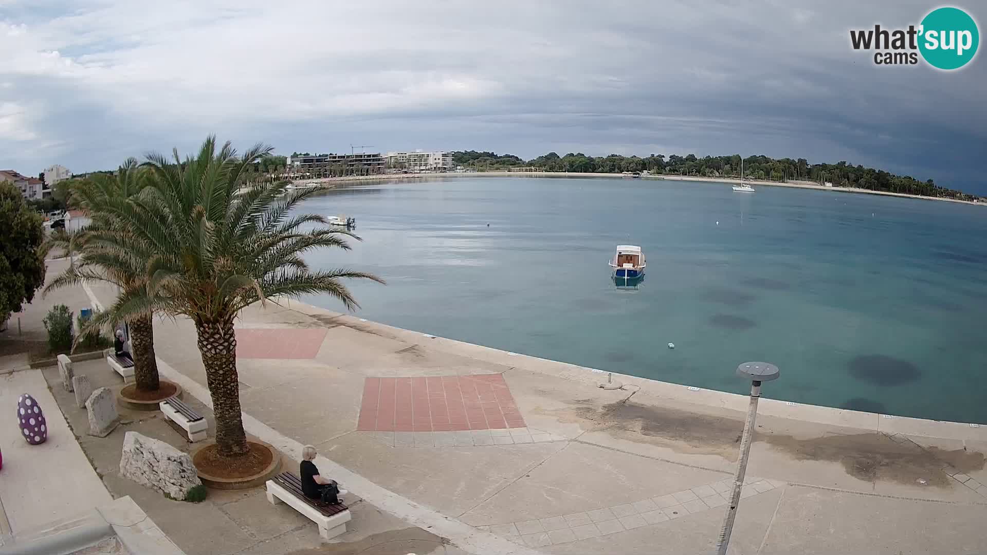 Seaside promenade in Novalja