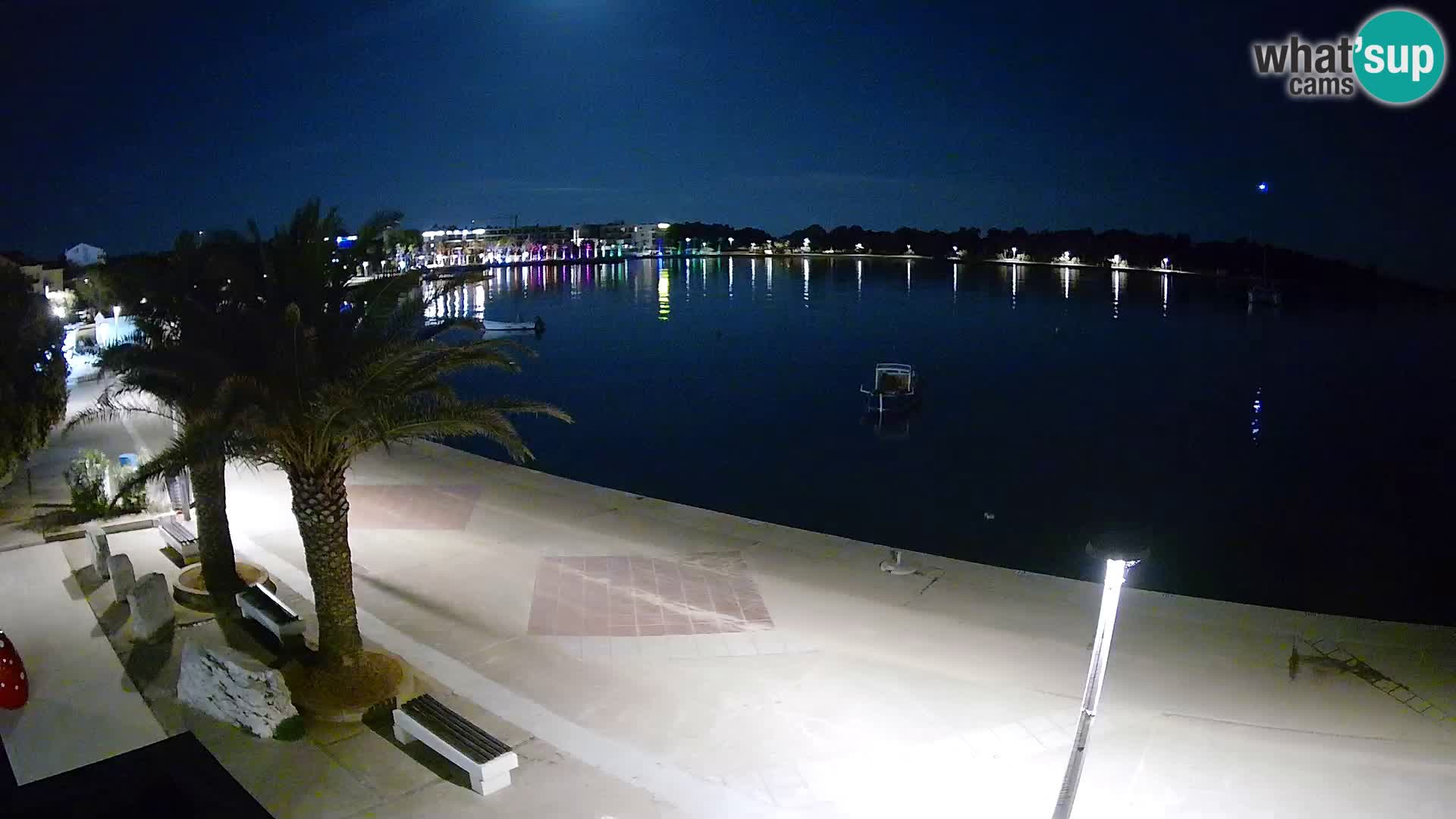 Seaside promenade in Novalja