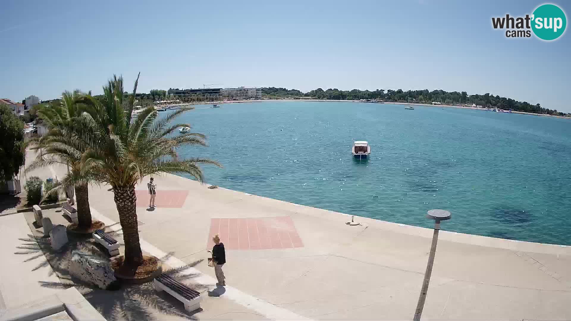 Seaside promenade in Novalja