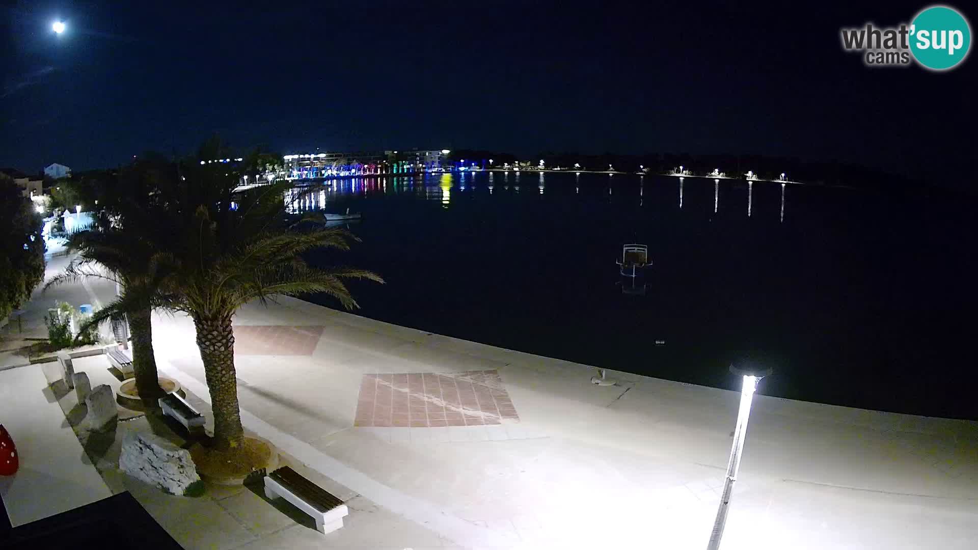 Seaside promenade in Novalja