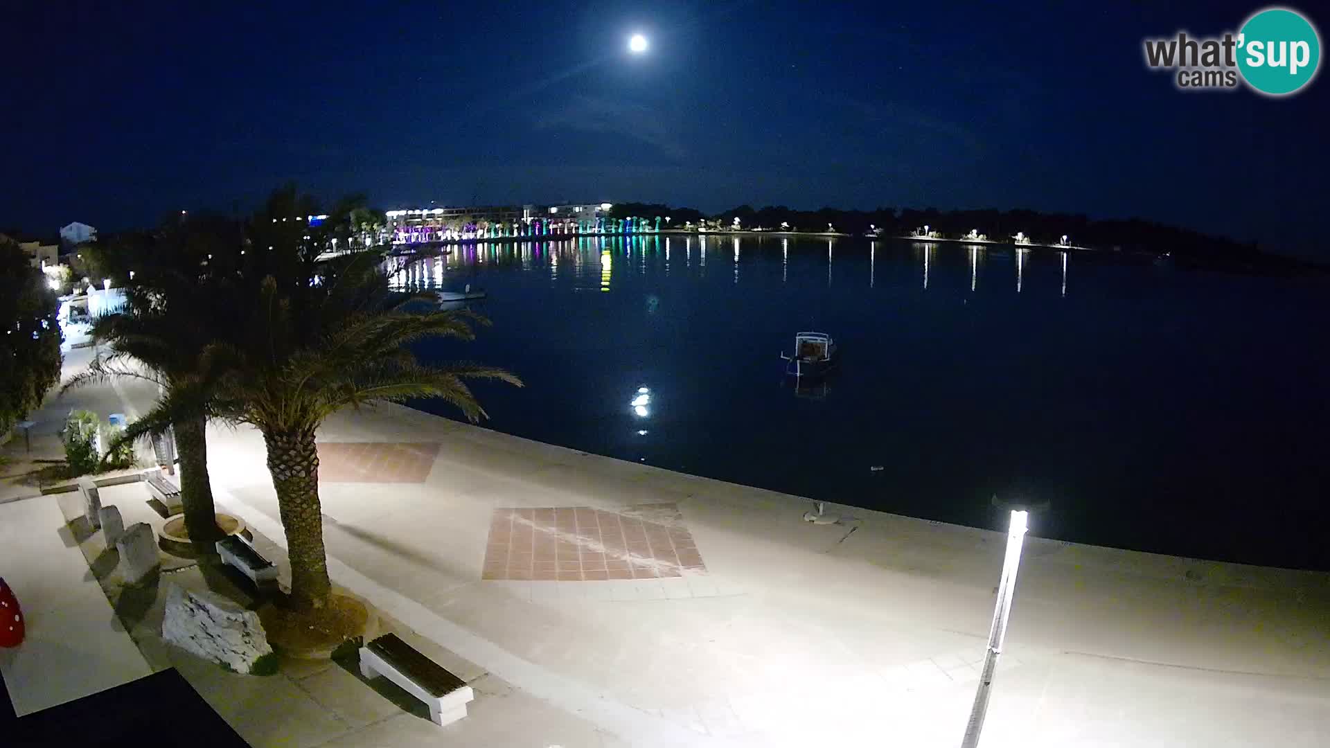 Seaside promenade in Novalja