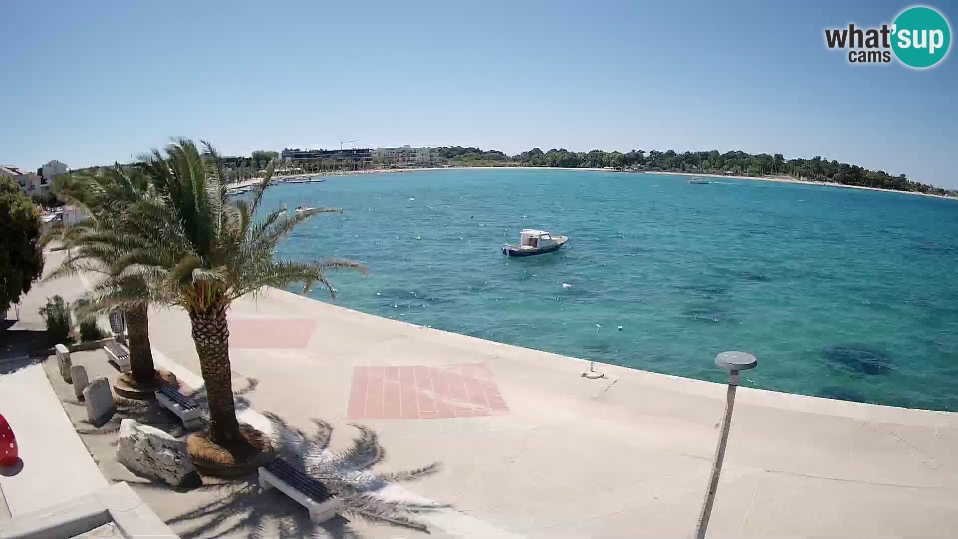 Seaside promenade in Novalja